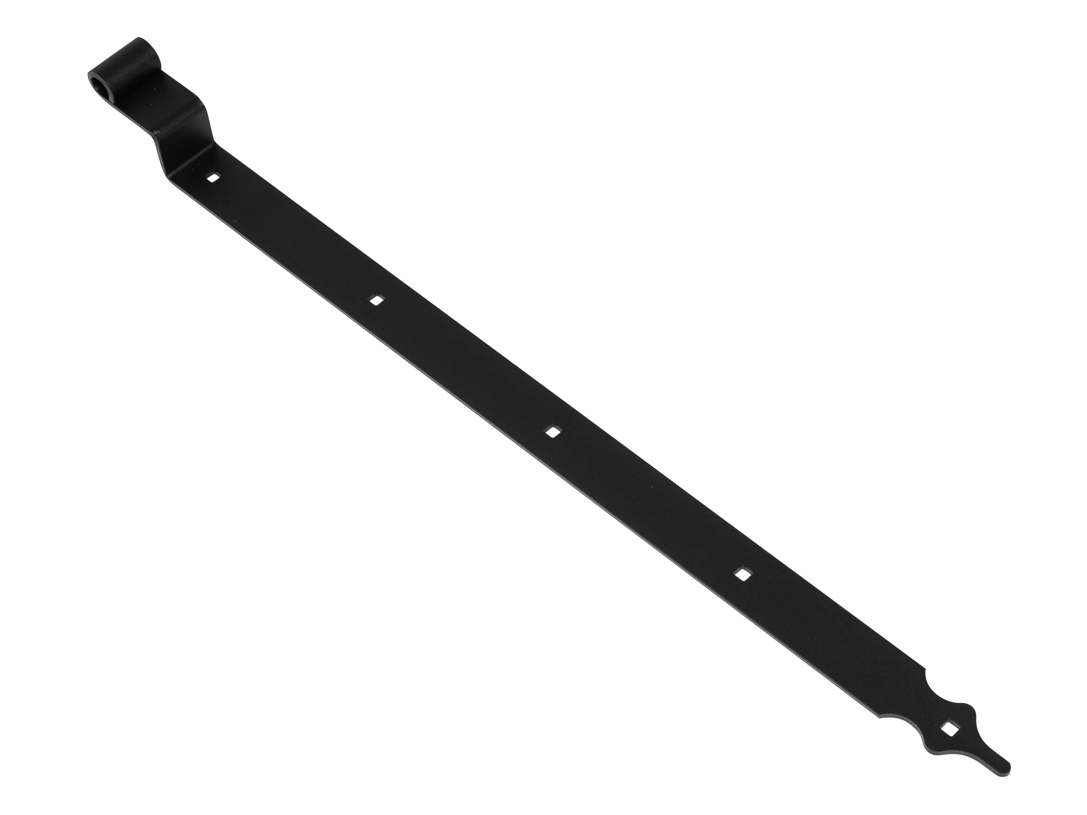 Duimheng Zwart 80 cm Bocht Rustieke Punt - Per Stuk