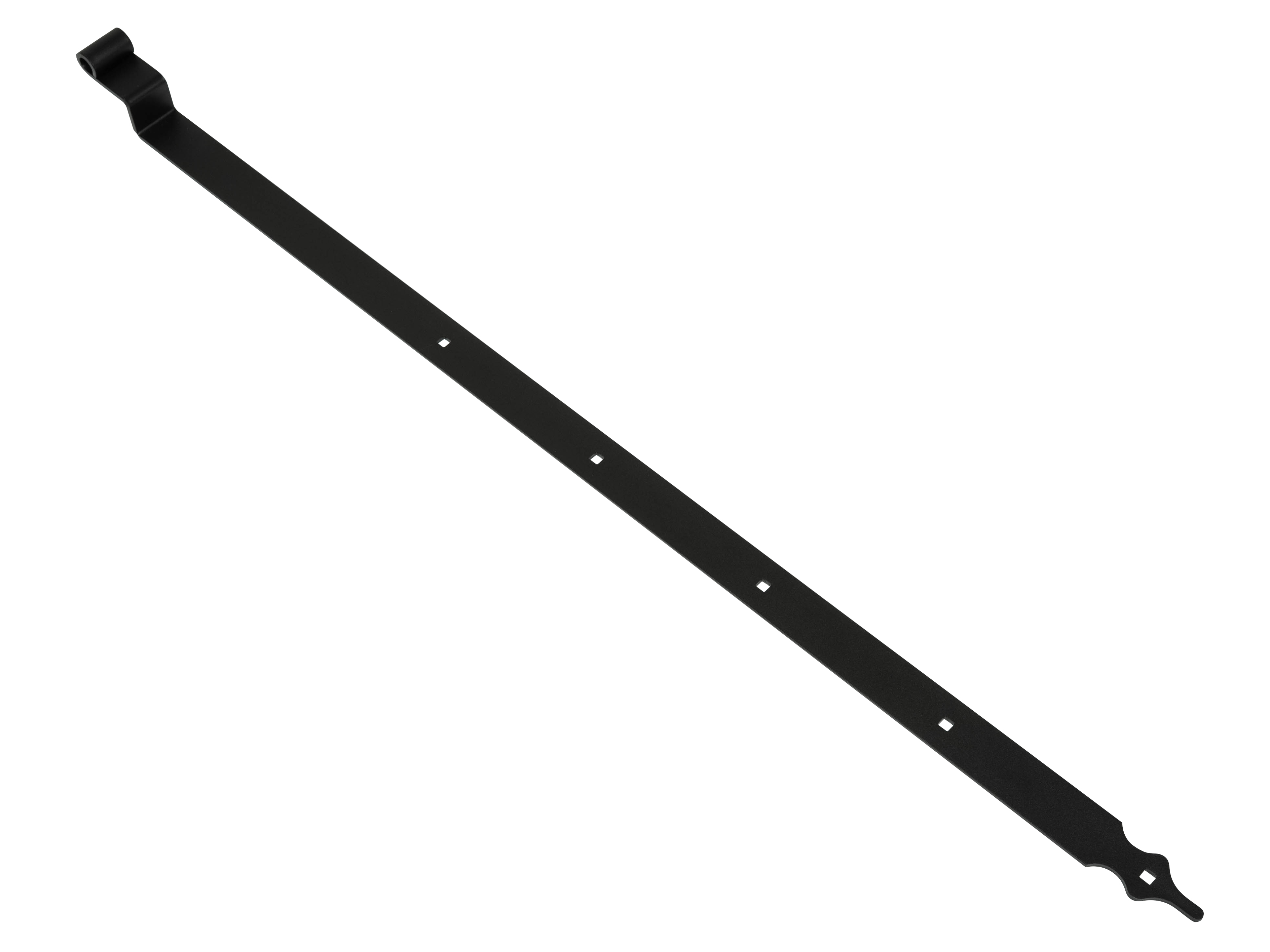 Duimheng Zwart 120 cm Bocht Rustieke Punt - Per Stuk