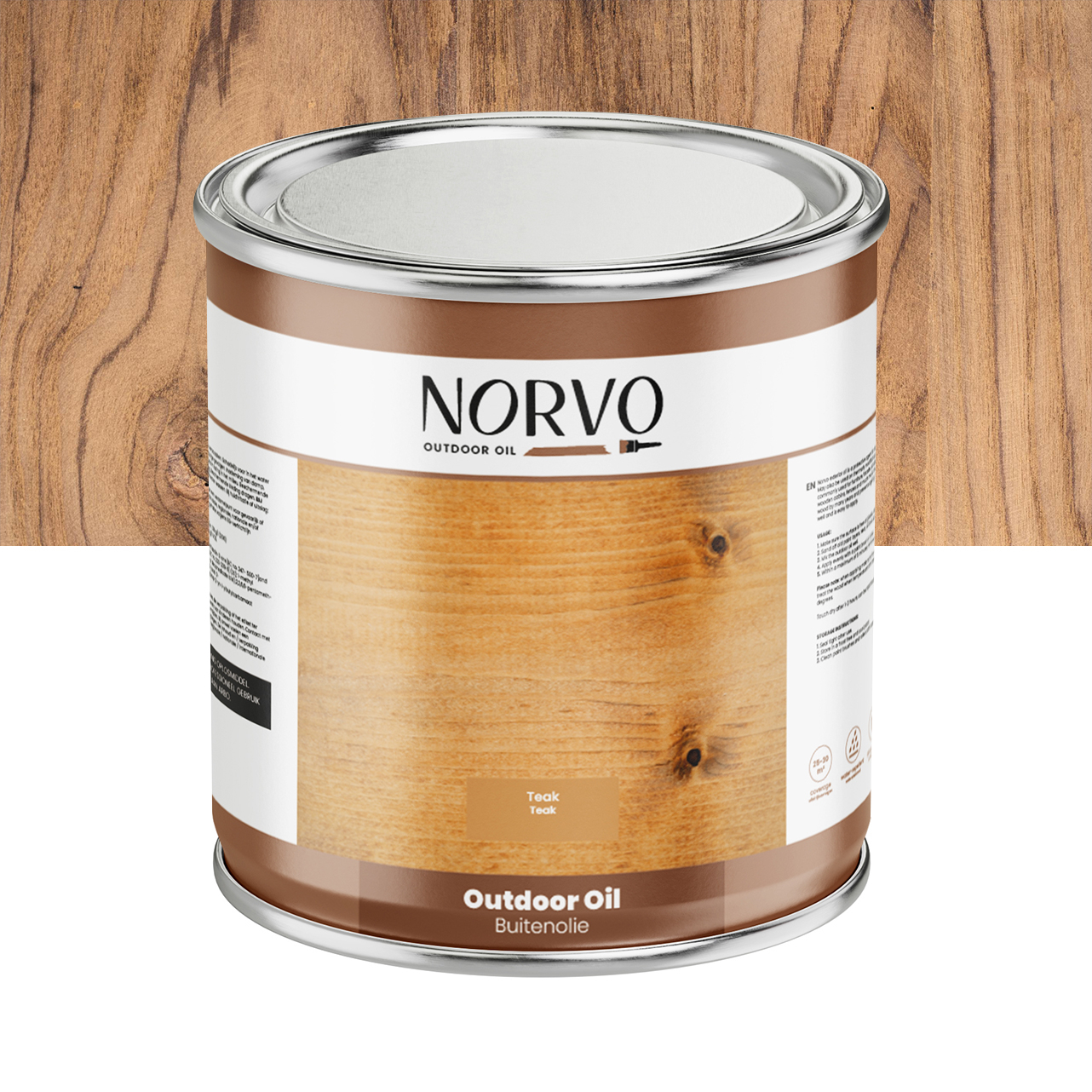 Norvo - Outdoor Oil Teak 3 liter - Per Stuk