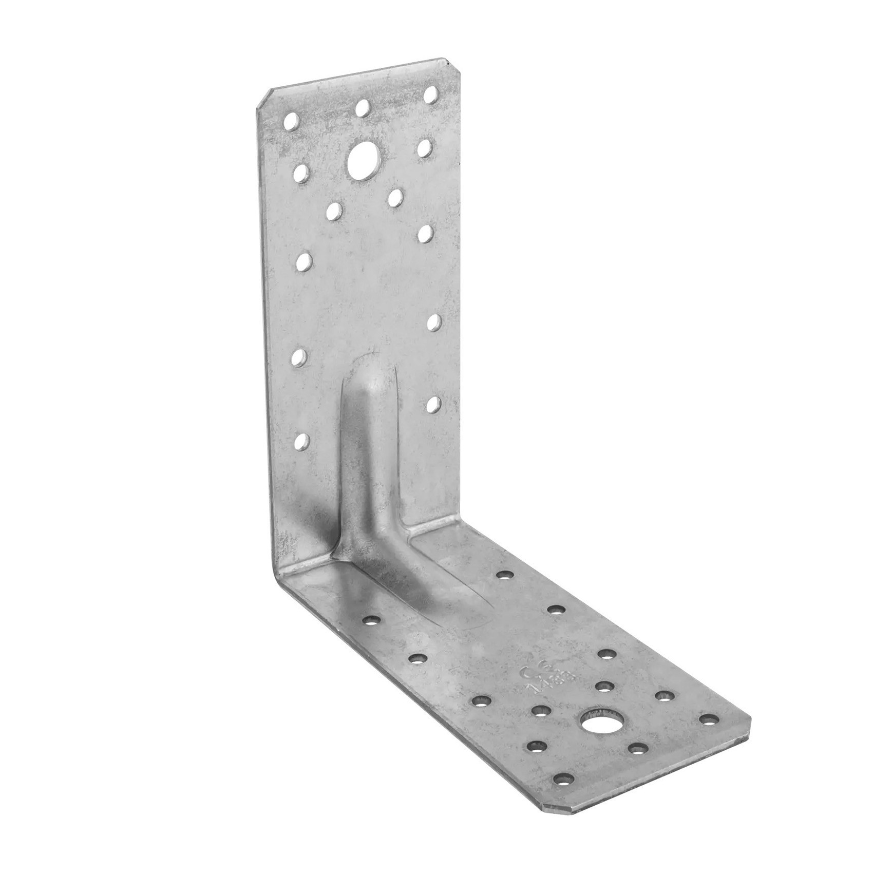 Hoekanker Verzinkt 140 x 140 x 65 mm met Ril - Per Stuk