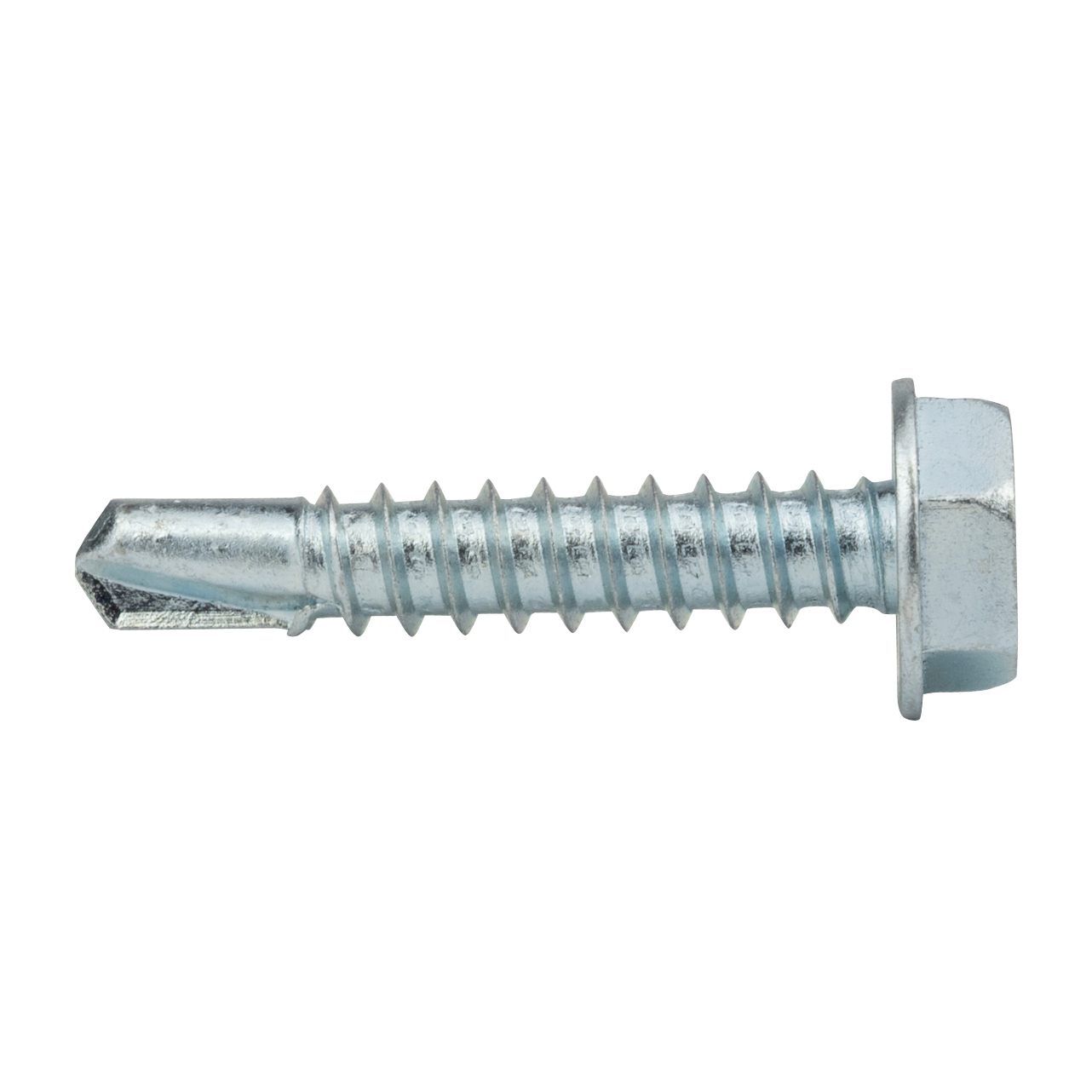 Zelfborende schroeven 4,8 x 25 mm Verzinkt Zeskantkop - Doos 200 stuks, foto 2 van 3