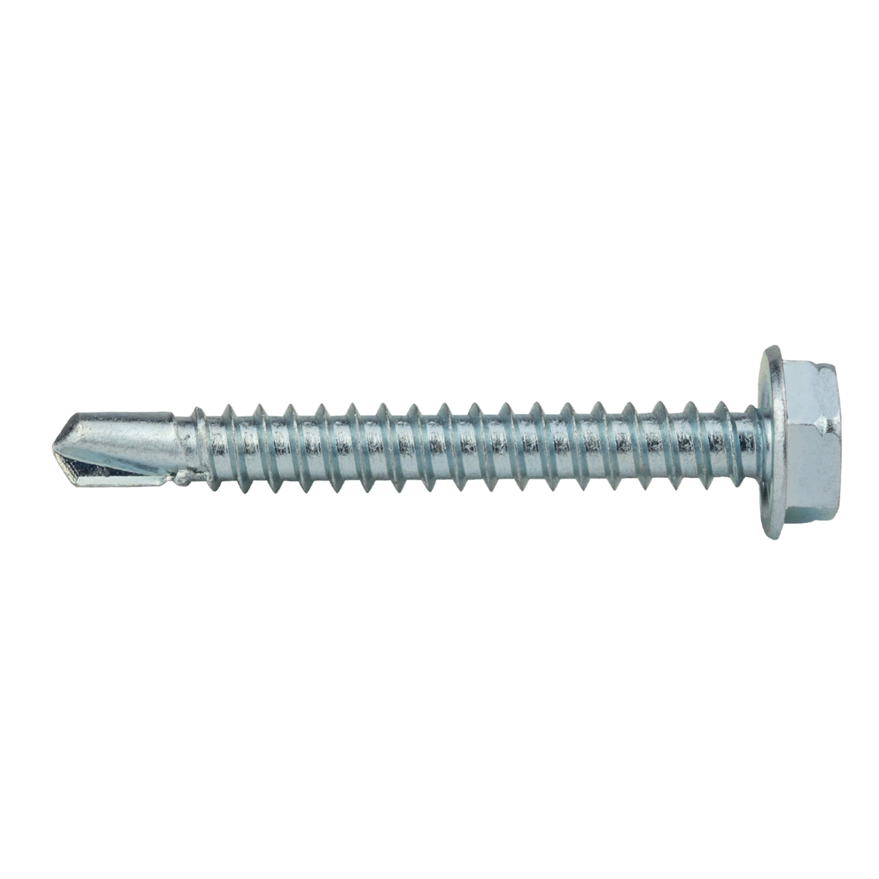Zelfborende schroeven 4,8 x 38 mm Verzinkt Zeskantkop - Doos 200 stuks, foto 2 van 3