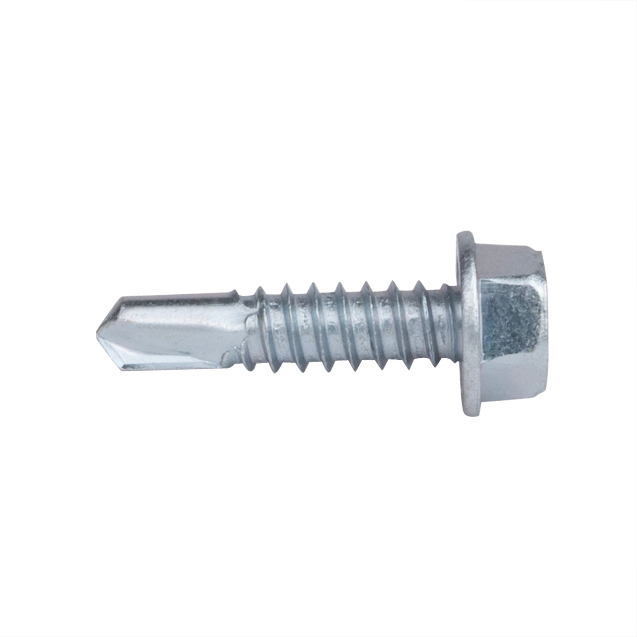 Zelfborende schroeven 6,3 x 25 mm Verzinkt Zeskantkop - Doos 200 stuks, foto 2 van 3