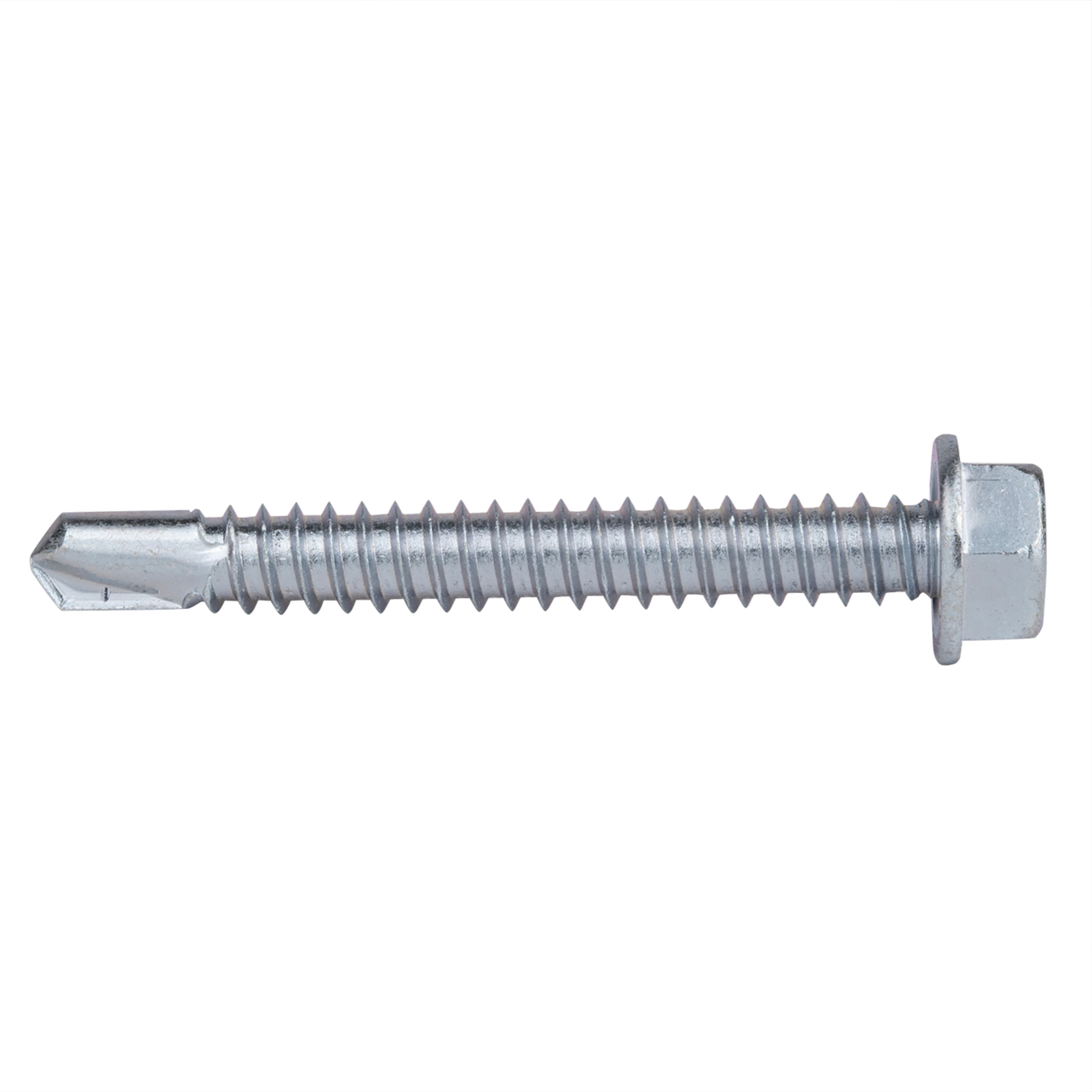 Zelfborende schroeven 6,3 x 50 mm Verzinkt Zeskantkop - Doos 200 stuks, foto 2 van 3
