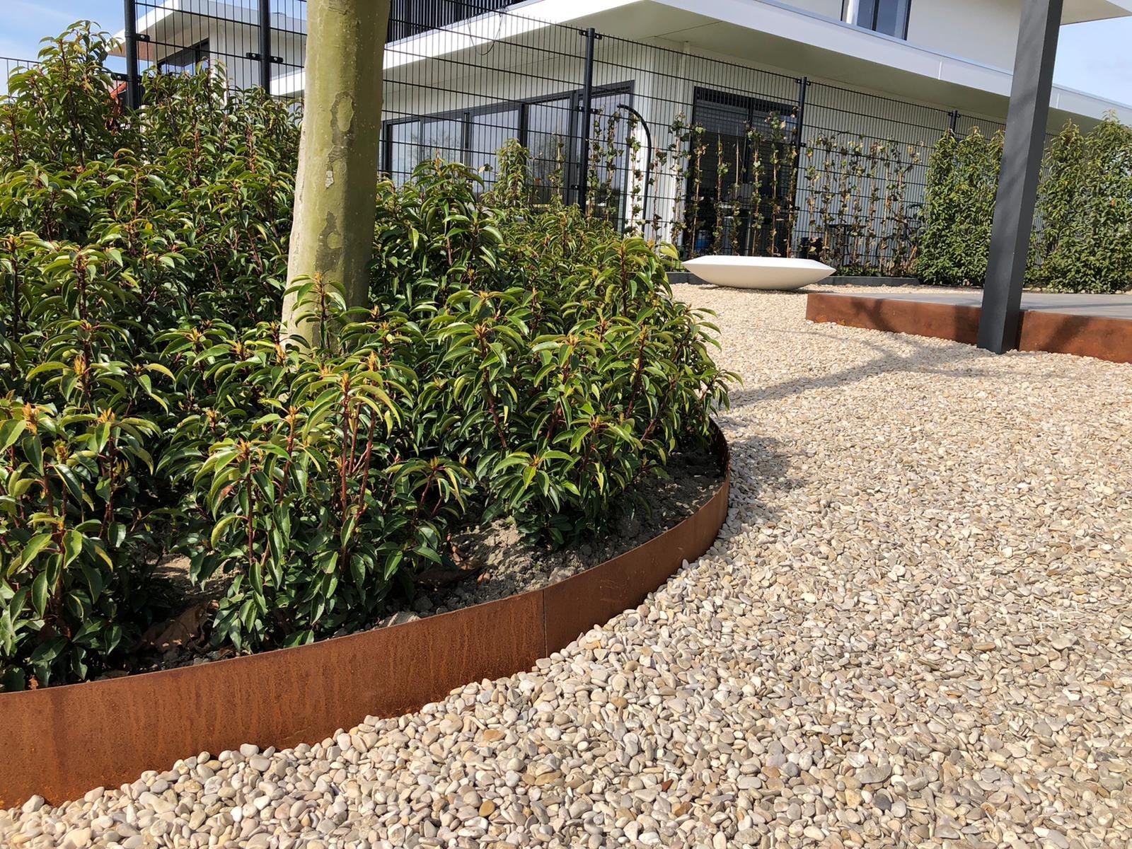 Cortenstaal Borderrand 40 x 106 cm Flexibel - 5 Stuks, foto 4 van 6
