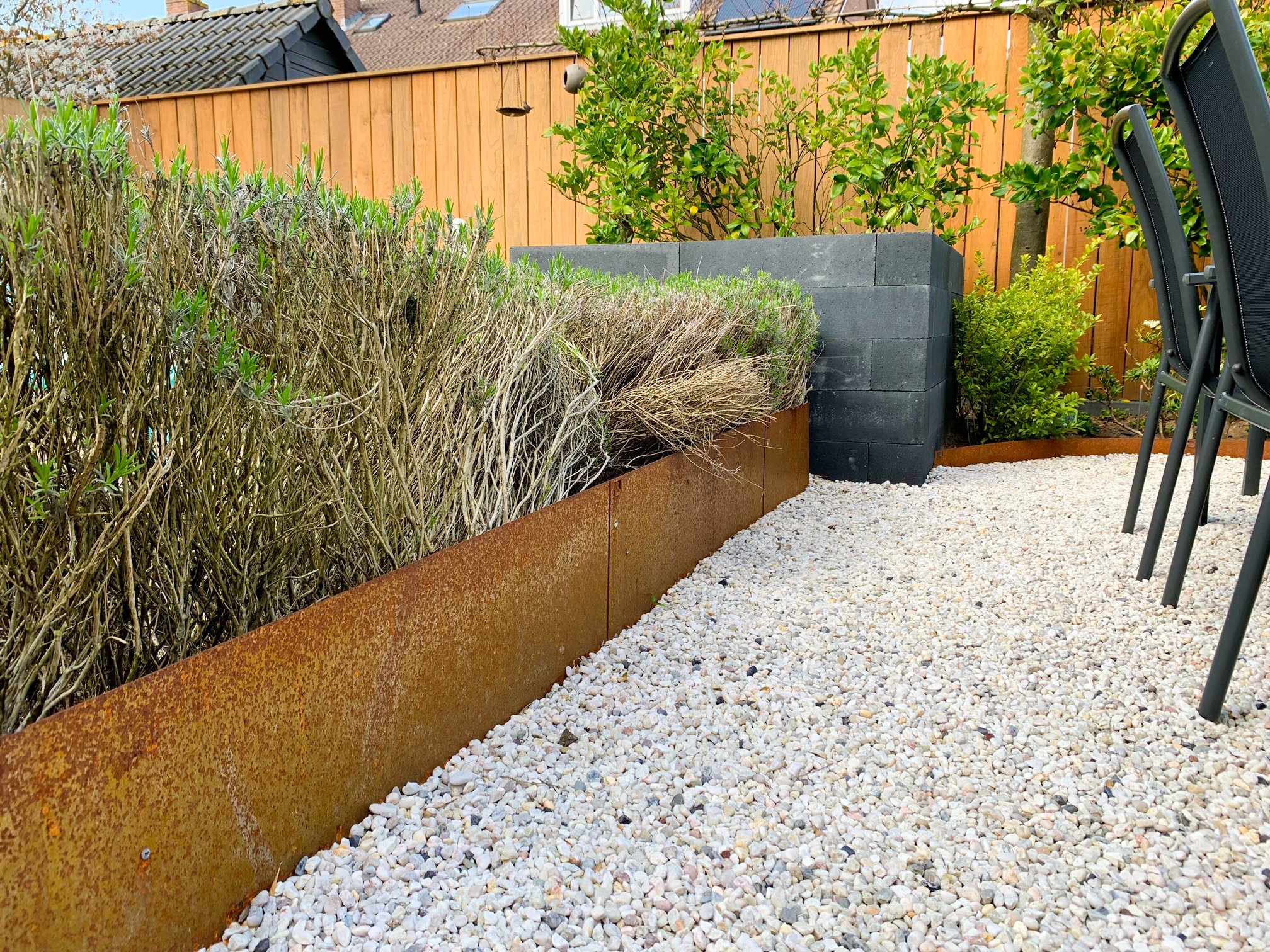 Cortenstaal Borderrand 40 x 106 cm Flexibel - 5 Stuks, foto 2 van 6