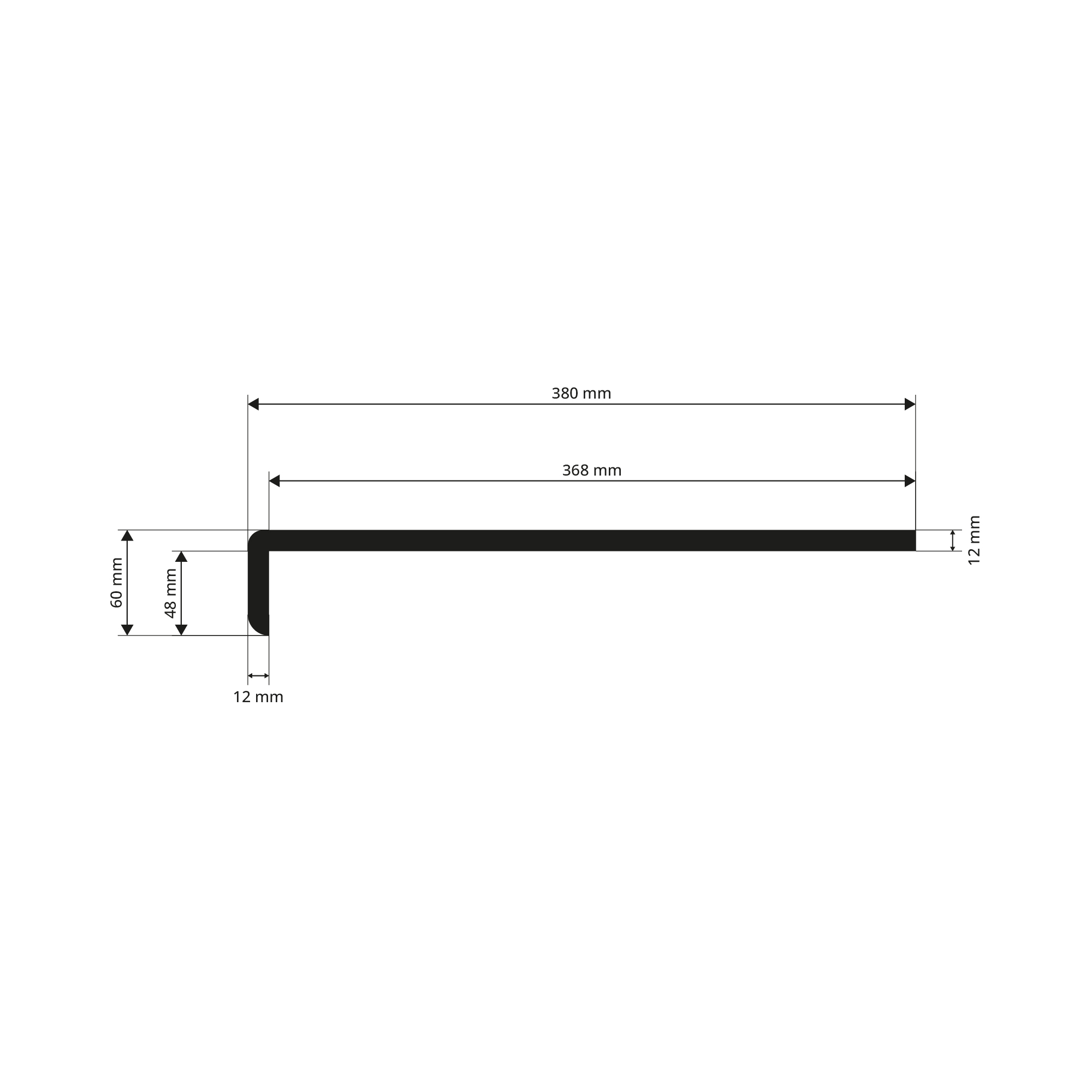 PVC Overzettrede Licht Eiken - 100 x 30 cm, foto 4 van 4