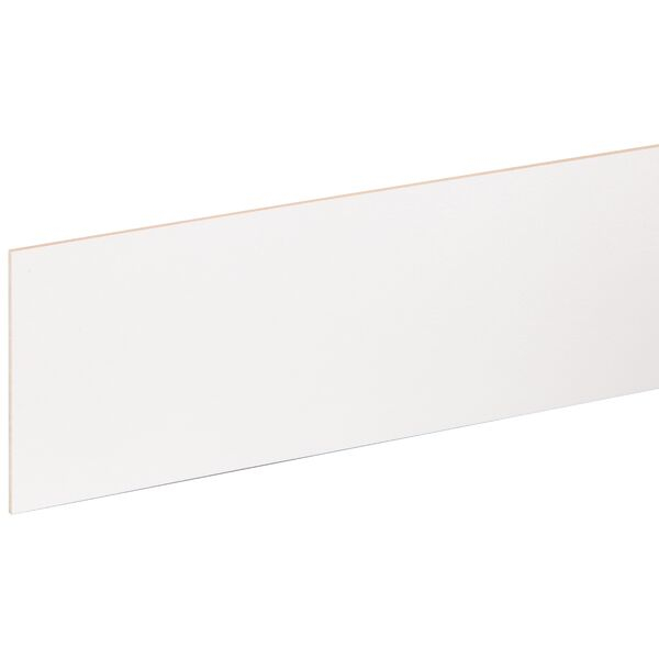 PVC Stootbord Wit - 130 x 20 cm