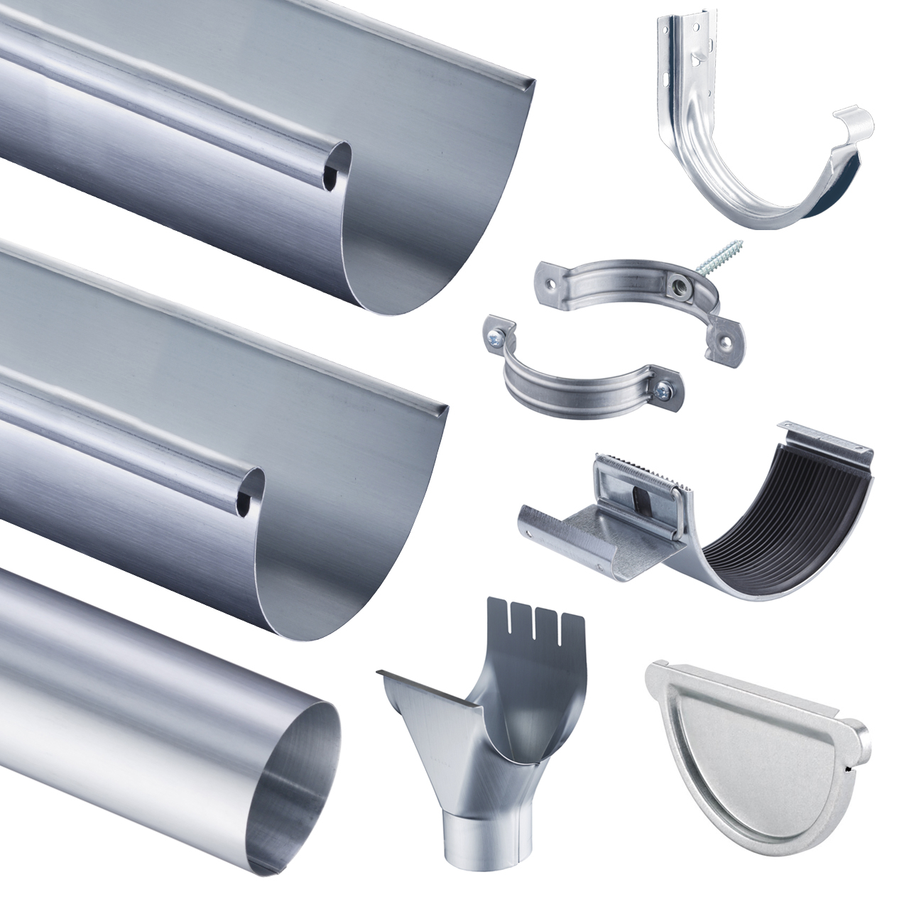 Zinken Dakgoot 3.40 meter - Complete set