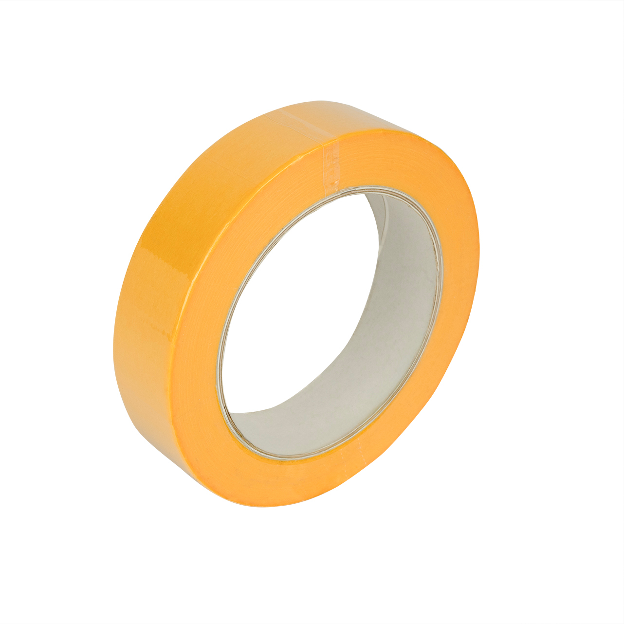 Afplaktape rijstpapier Oranje 25 mm breed - Rol 50 Meter, foto 2 van 2