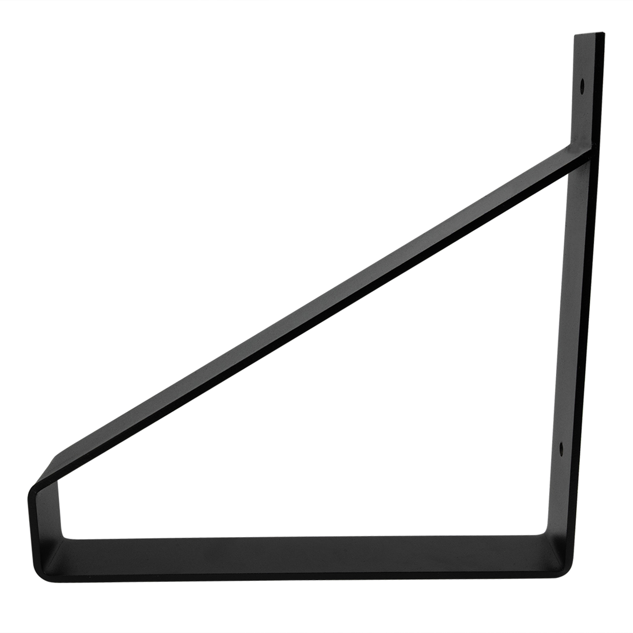 Plankdrager Zwart Industrieel 25 x 25 cm - Set 2 Stuks, foto 2 van 5