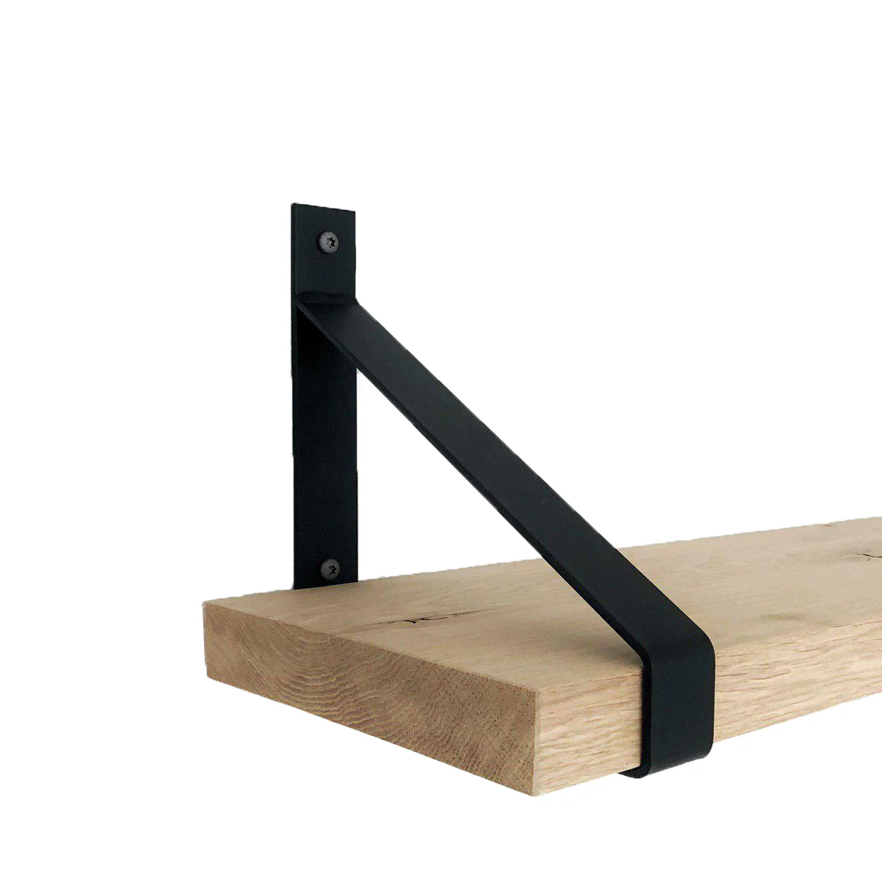 Plankdrager Zwart Industrieel 25 x 25 cm - Set 2 Stuks, foto 3 van 5