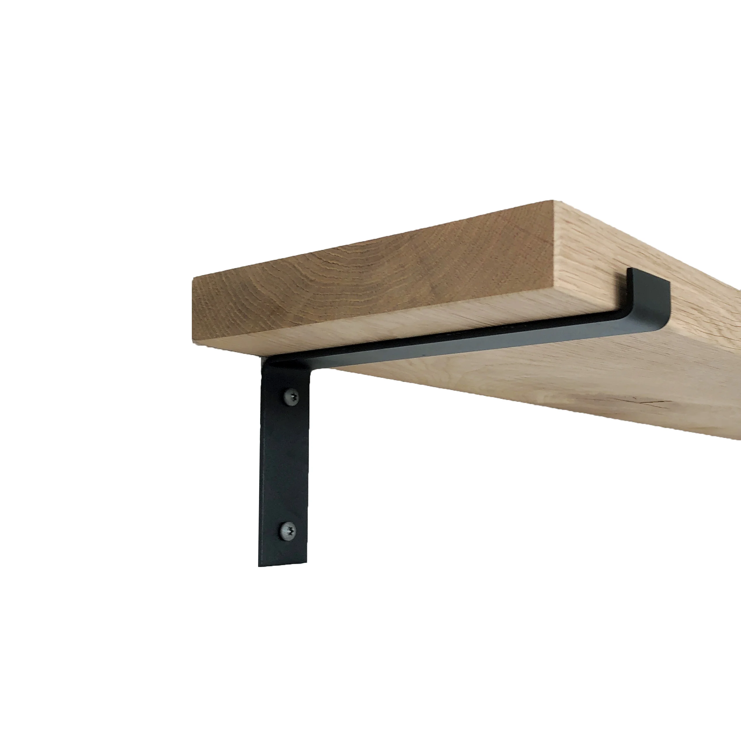 Plankdrager Zwart Industrieel Staand 15 x 25 cm - Set 2 Stuks, foto 4 van 6