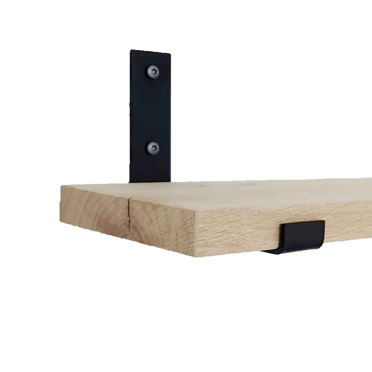 Plankdrager Zwart Industrieel Hangend 15 x 25 cm - Set 2 Stuks, foto 5 van 6