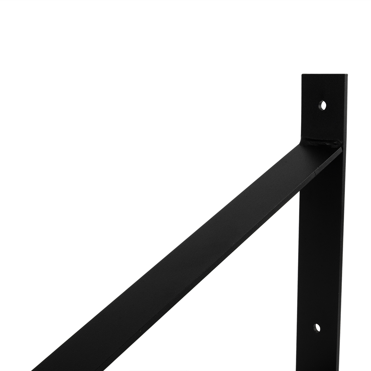 Plankdrager Zwart Industrieel 30 x 25 cm - Set 2 Stuks, foto 3 van 5
