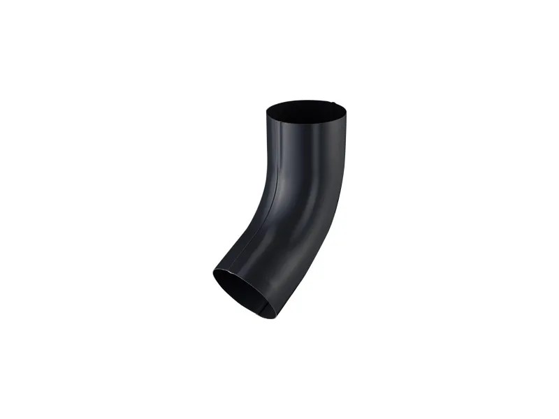 Zinken bocht (67°) Zwart Ø 87 mm - Per stuk