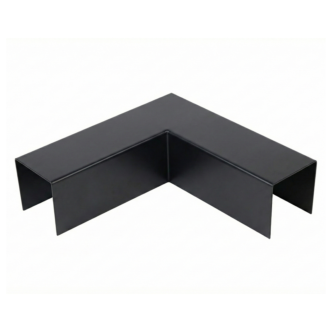 Overzetprofiel Zwart 20 x 6,2 x 6 cm voor Opsluitband - Overzetstuk