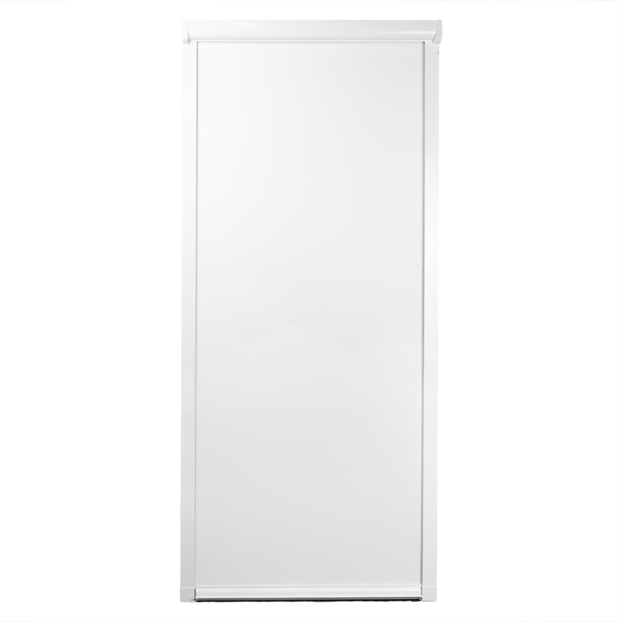 Rolgordijn met Zijgeleiding Wit 70x160 cm - Verduisterend - Per Stuk