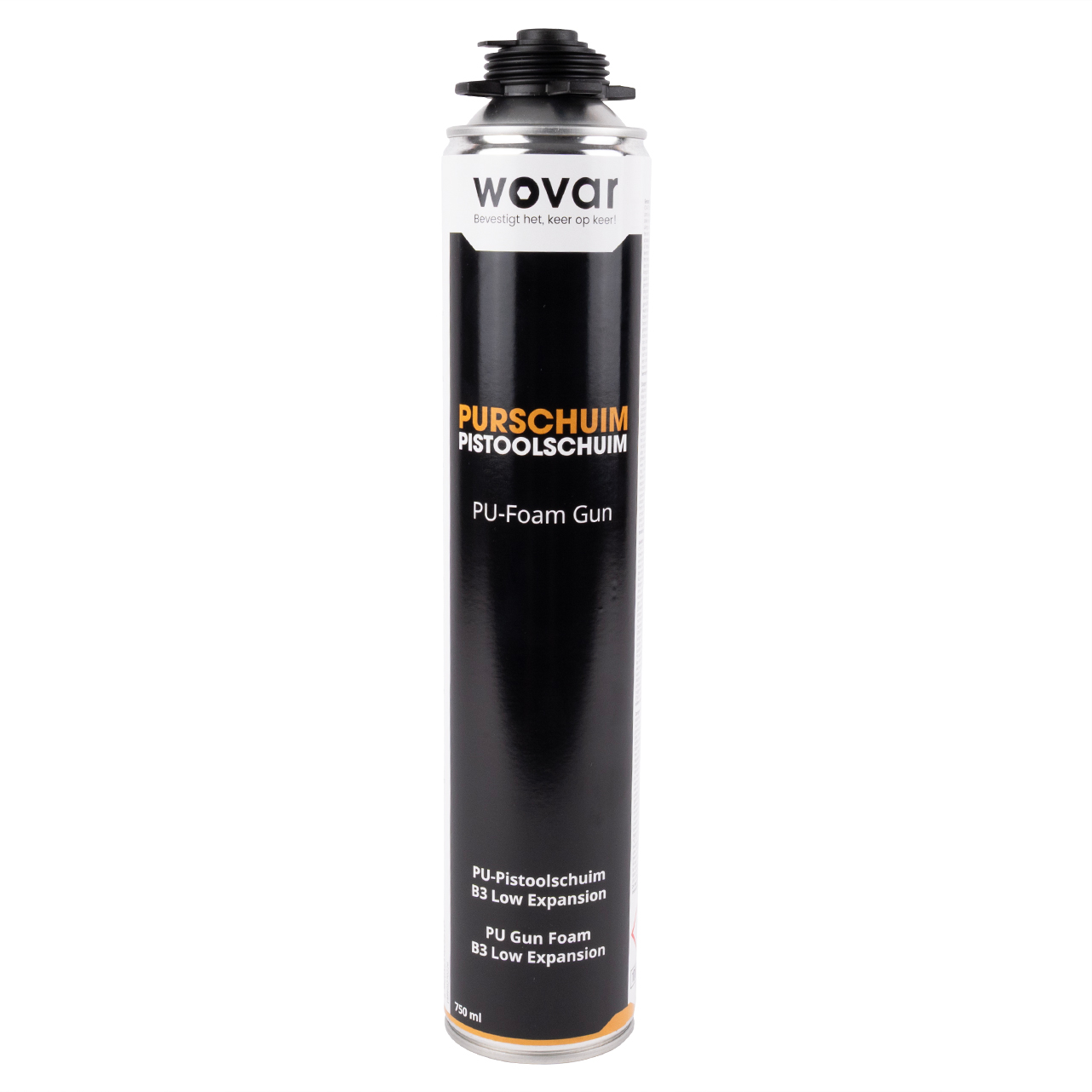 Purschuim Standaard 750 ml - Montageschuim - Overdoos 12 stuks, foto 2 van 2