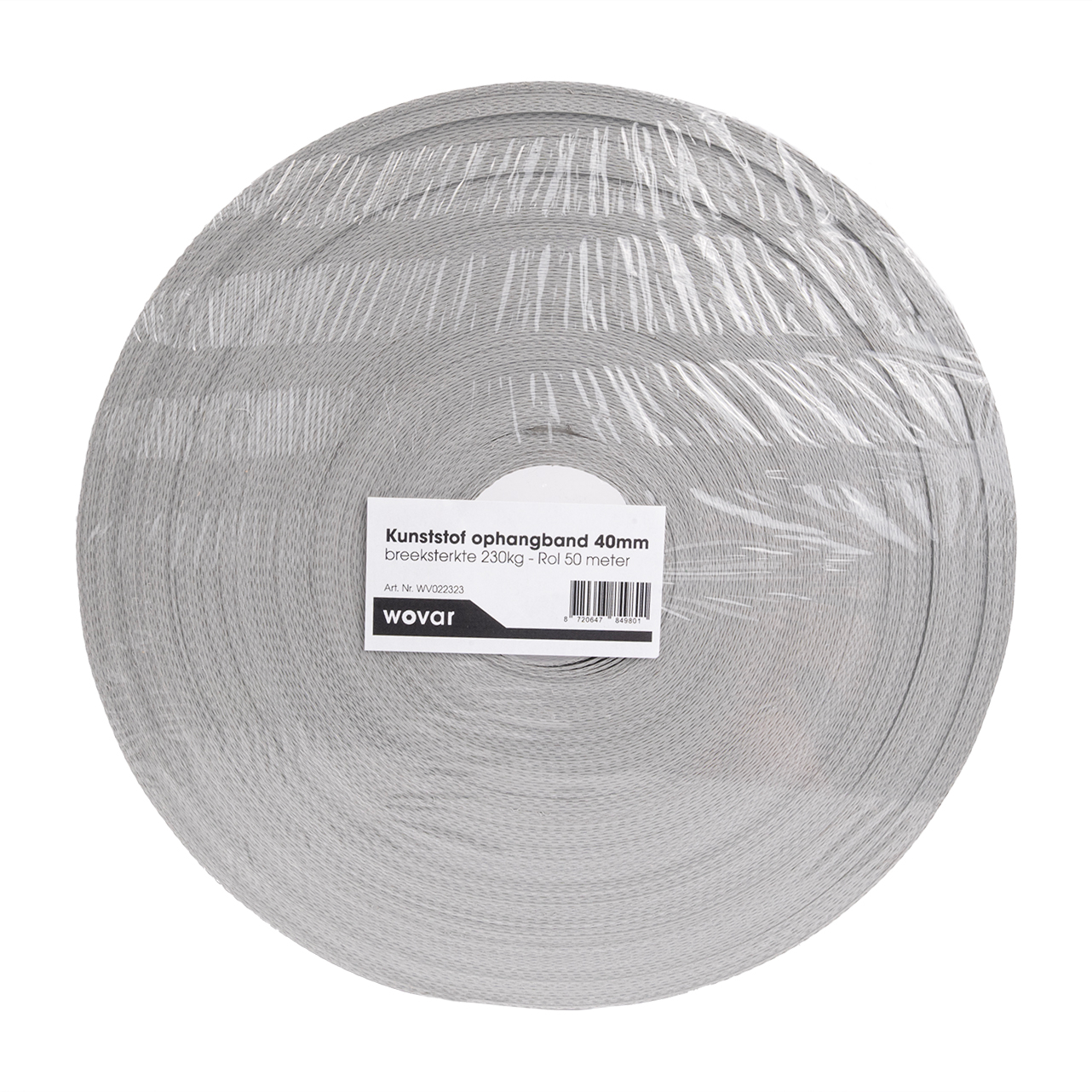 Kunststof ophangband 40mm breeksterkte 230kg - Rol 50 meter, foto 3 van 3