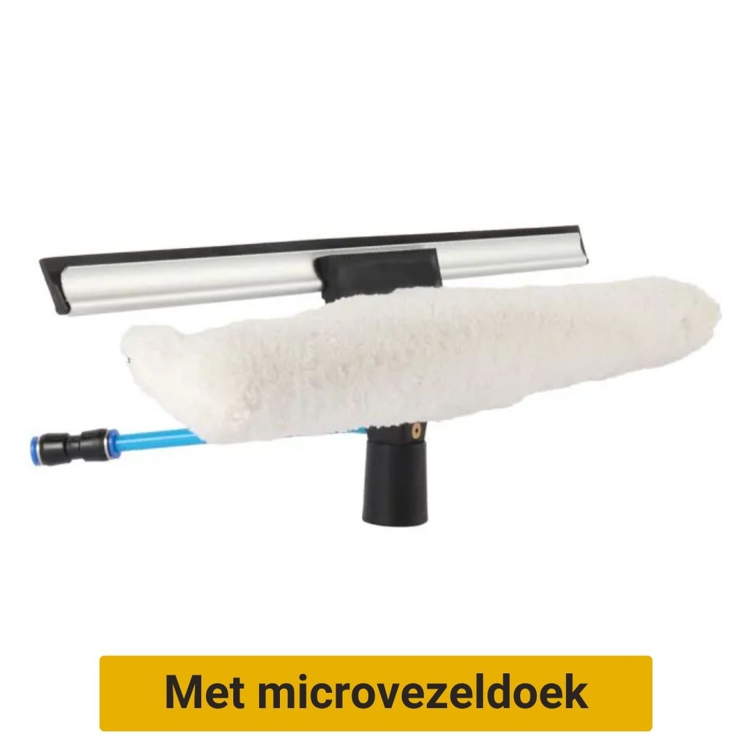 Raamwisser Opzetstuk Wasborstel 40 cm met Microvezeldoek - Per Stuk, foto 2 van 3