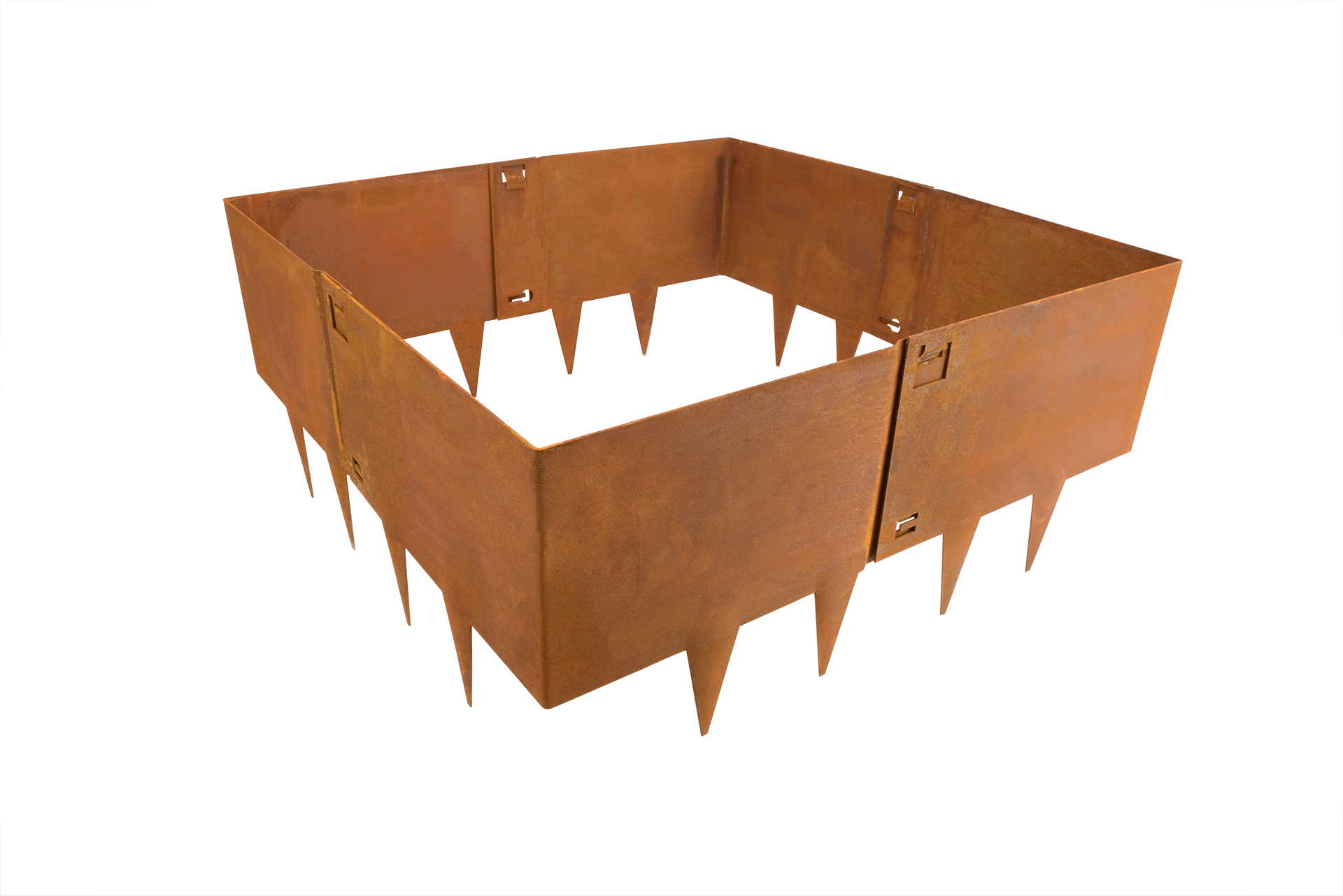 Gietrand Cortenstaal 55 x 55 x 24 cm