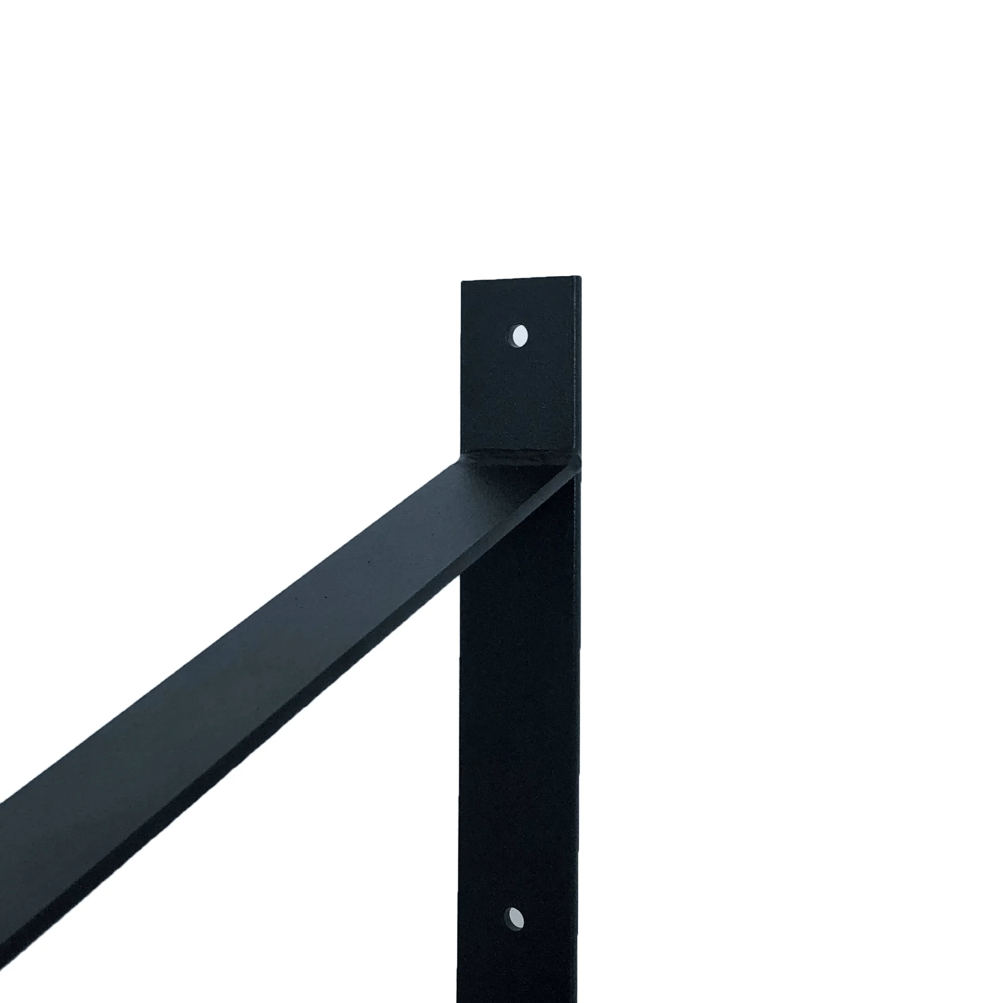 Plankdrager Zwart Industrieel 40 x 25 cm - Set 2 Stuks, foto 3 van 5