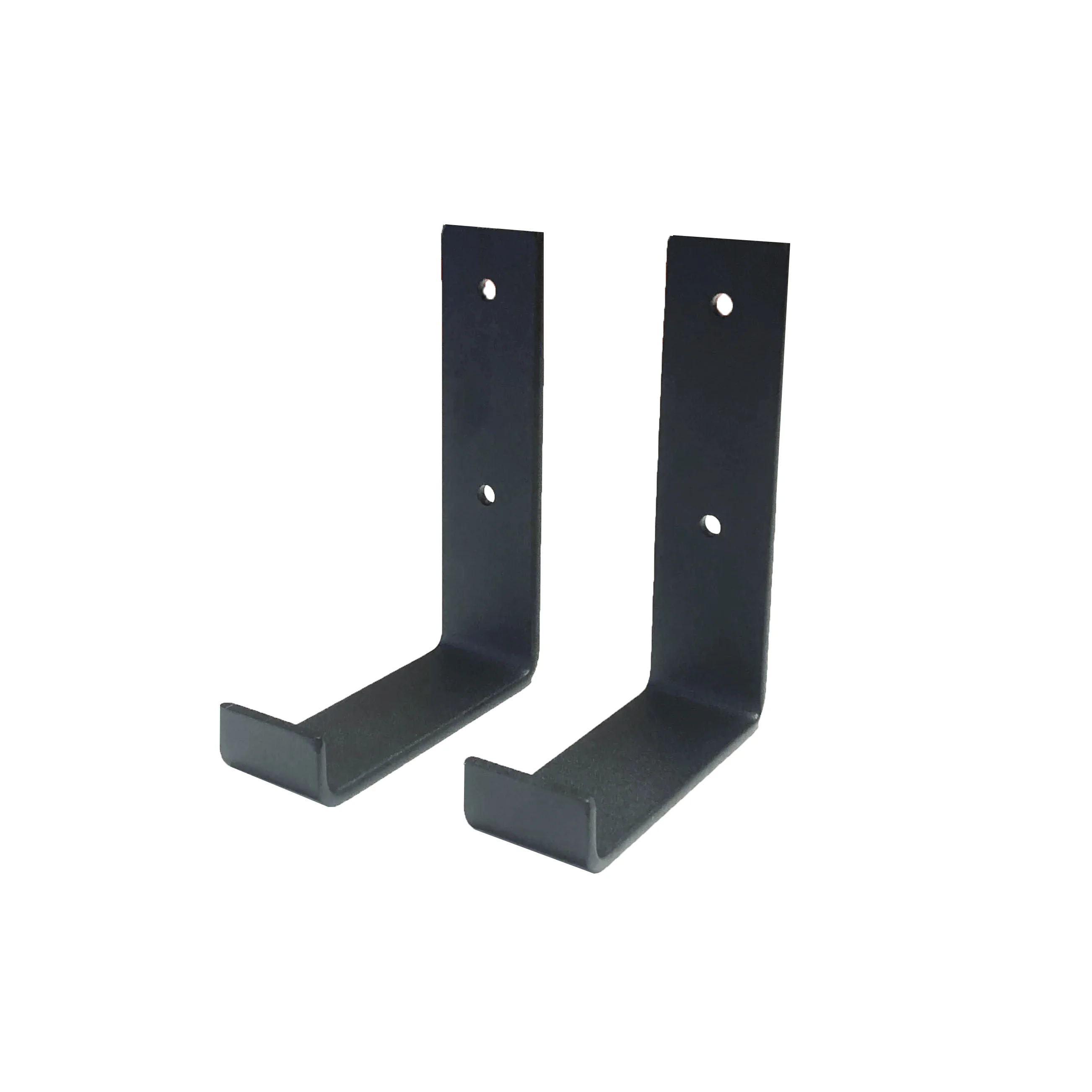 Plankdrager Zwart Industrieel 15 x 10 cm - T4 - Set 2 Stuks