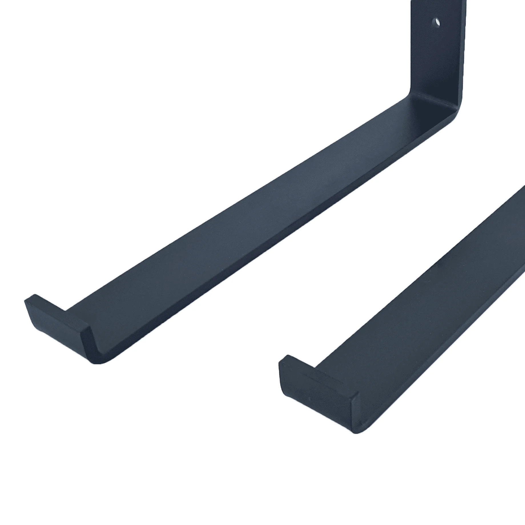 Plankdrager Zwart Industrieel Hangend 15 x 40 cm - Set 2 Stuks, foto 2 van 4