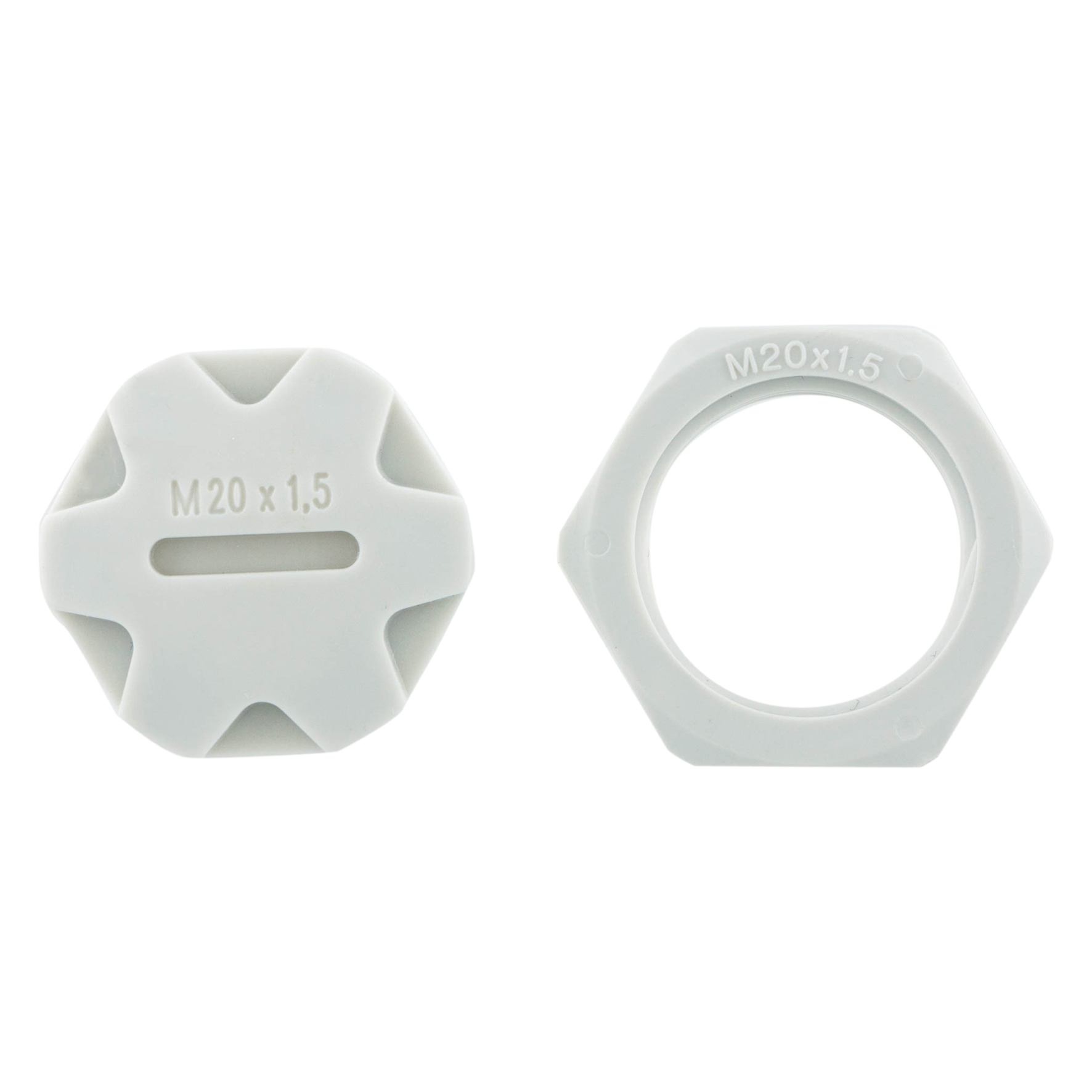 Wartelmoeren met Blindstop M20 Grijs - 5 Stuks, foto 2 van 6