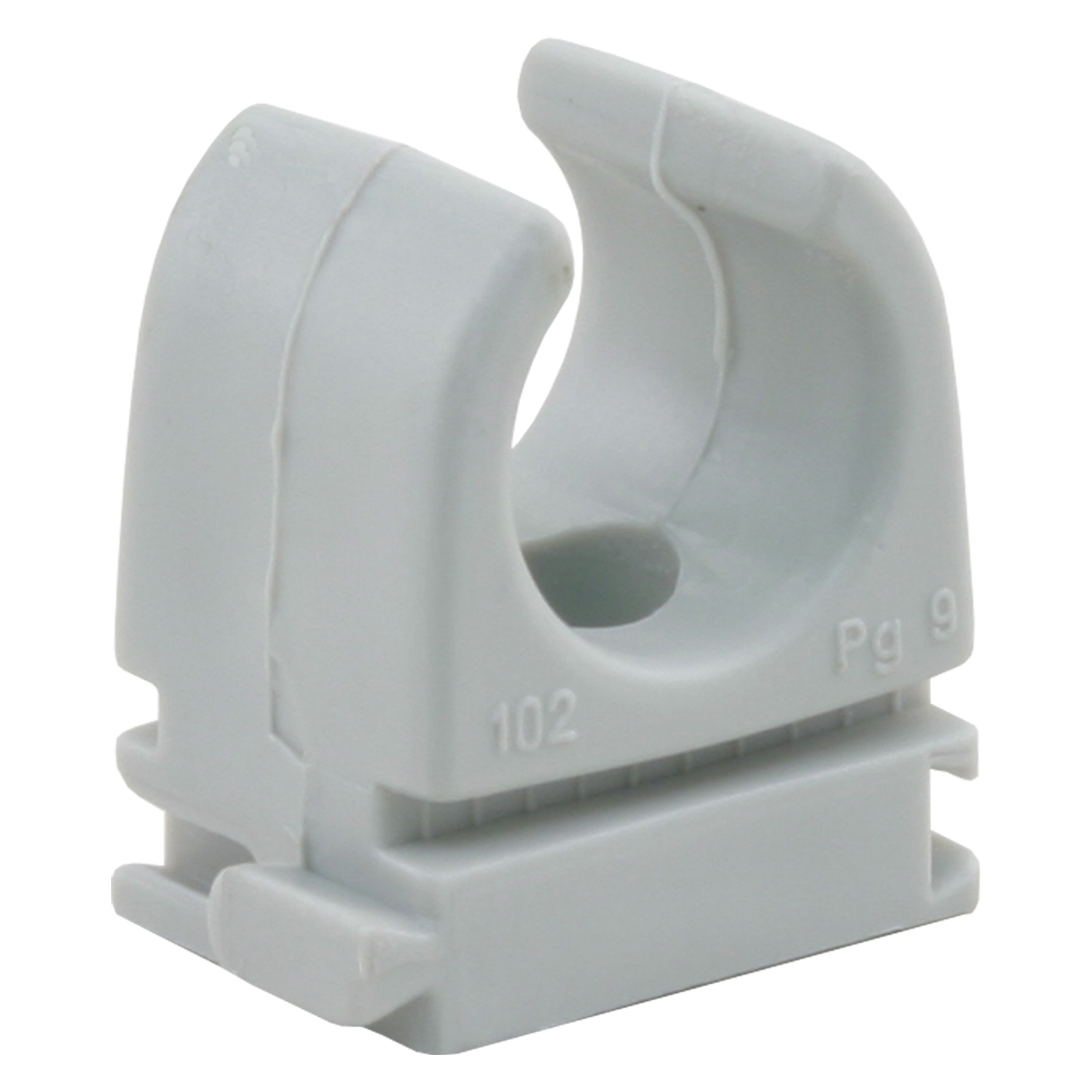 Klembeugels PVC 5/8 Grijs - 20 Stuks