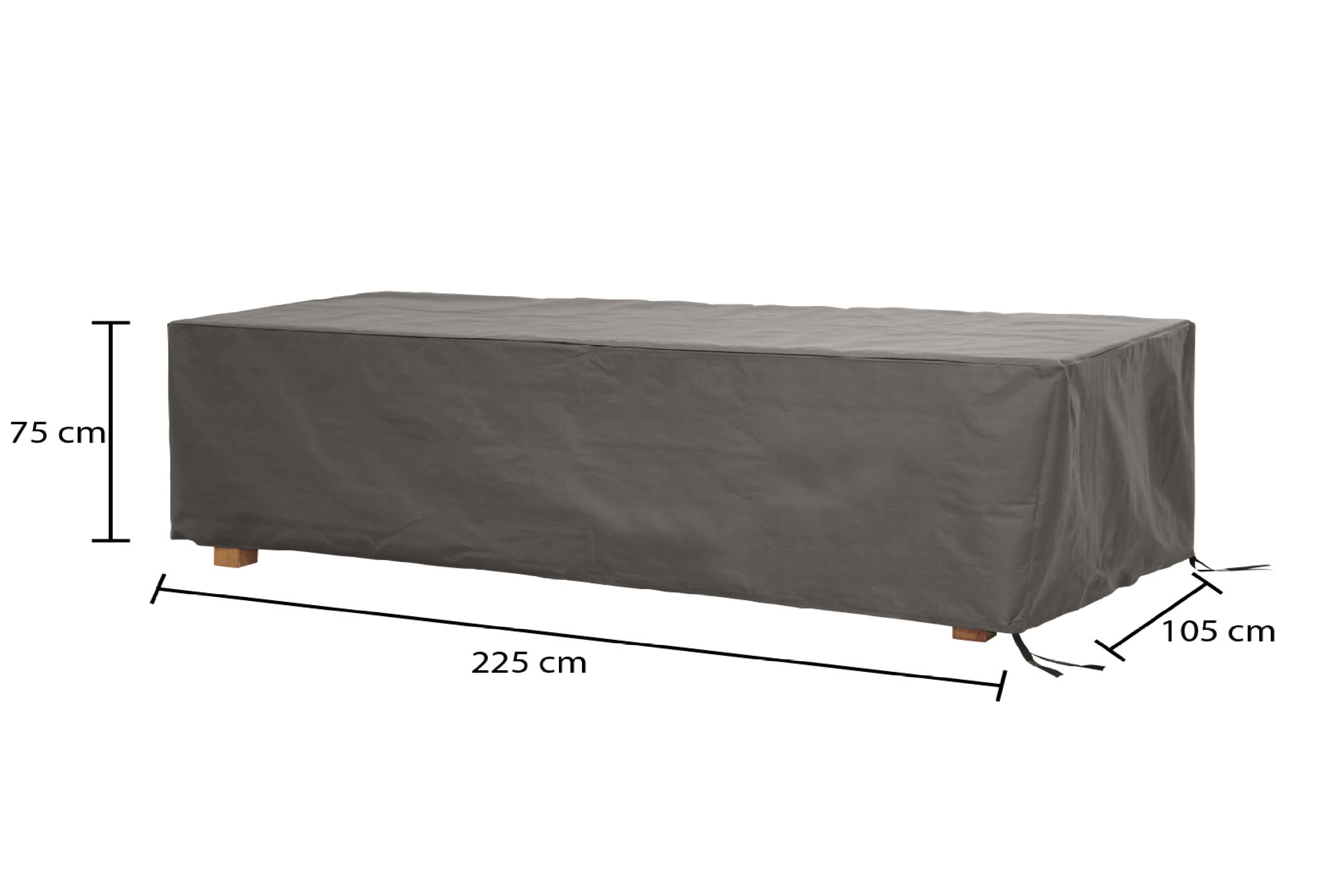 Beschermhoes Tuintafel tot Ø220 cm 225 x 105 x 75 cm - Per Stuk, foto 3 van 3