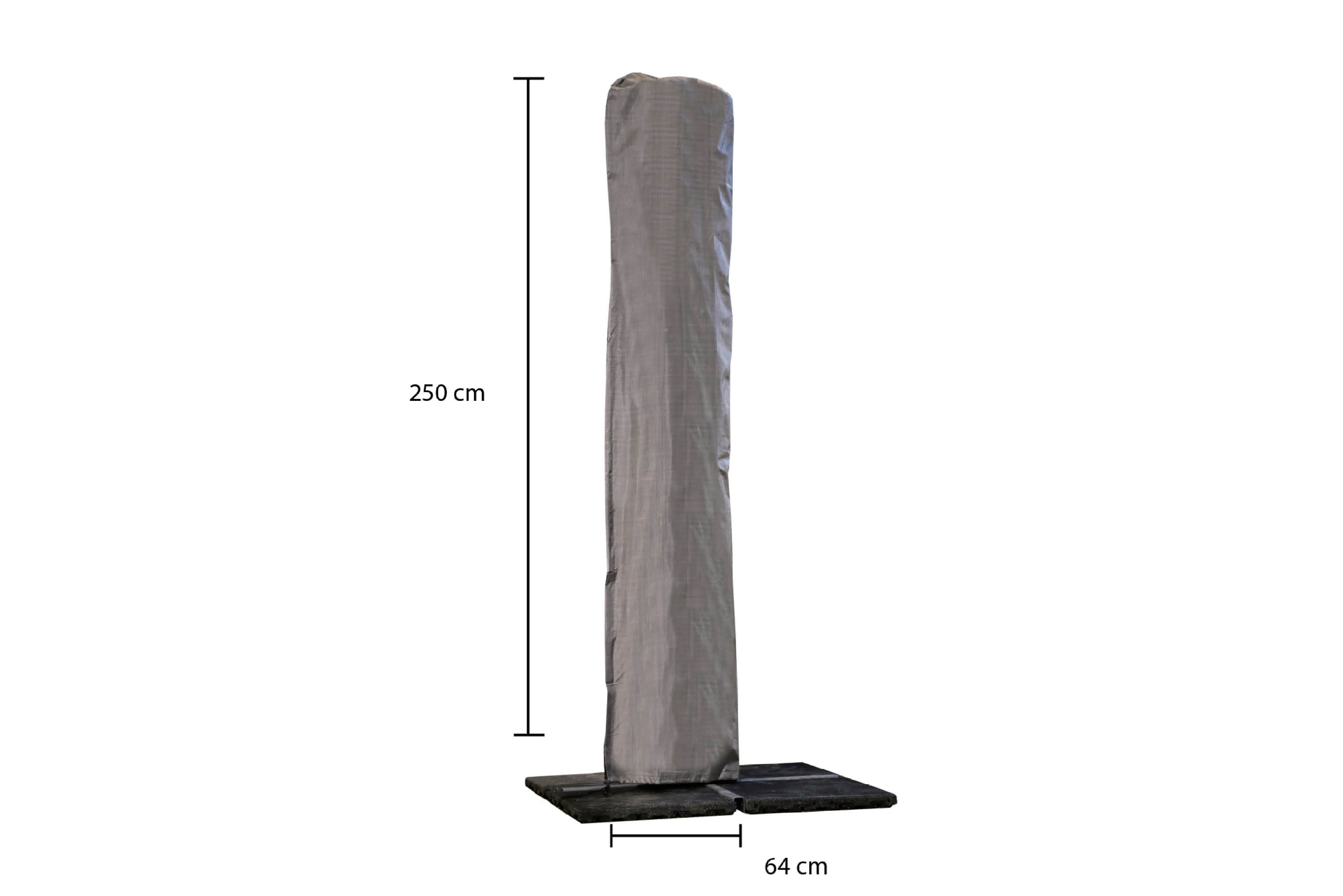 Beschermhoes Zweefparasol Vrije Arm tot Ø400 cm 250 x 64 cm - Per Stuk