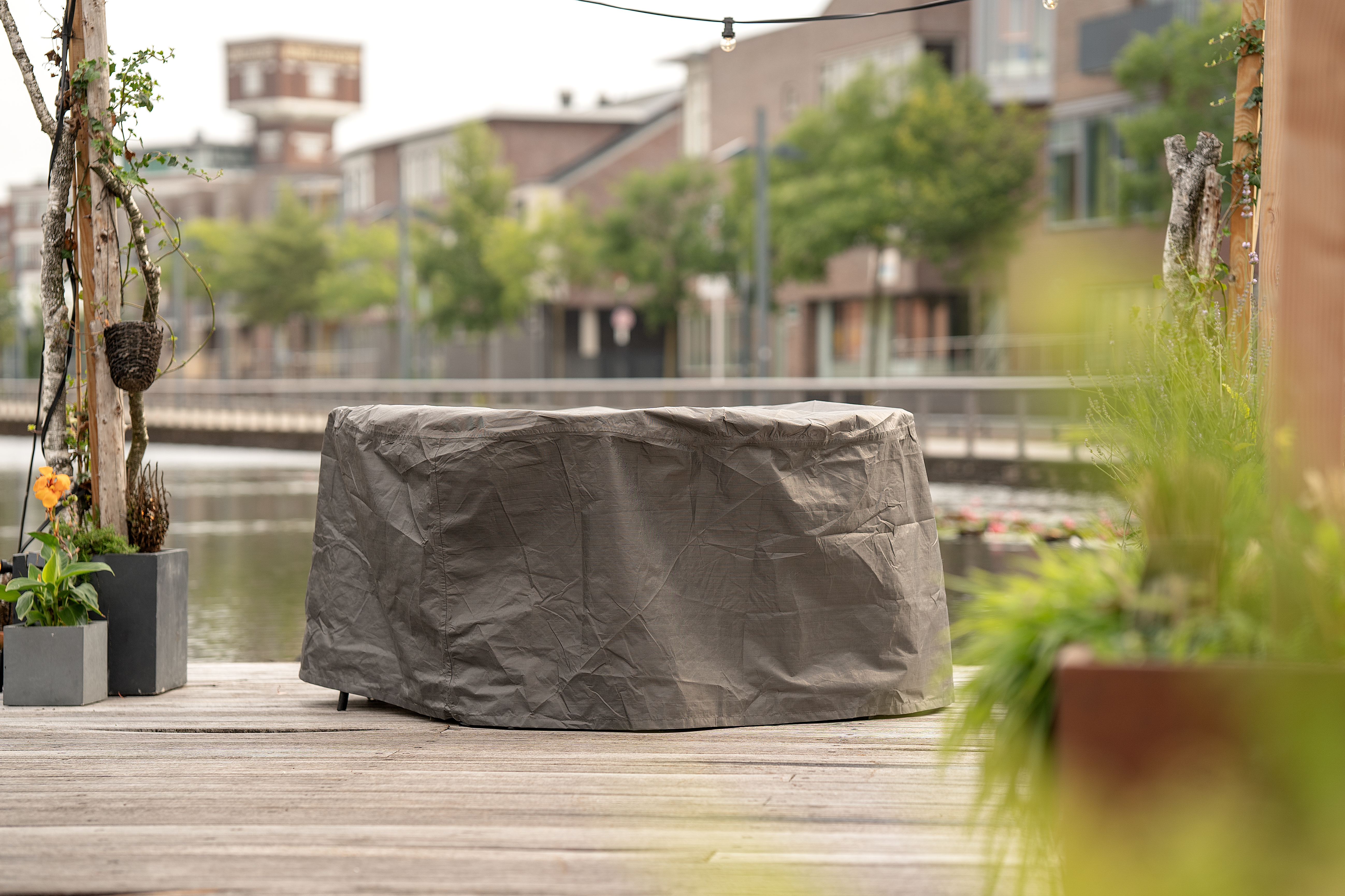 Beschermhoes Tuinset Rond tot Ø170 cm + Stoelen Ø230 x 80 cm - Per Stuk, foto 2 van 3