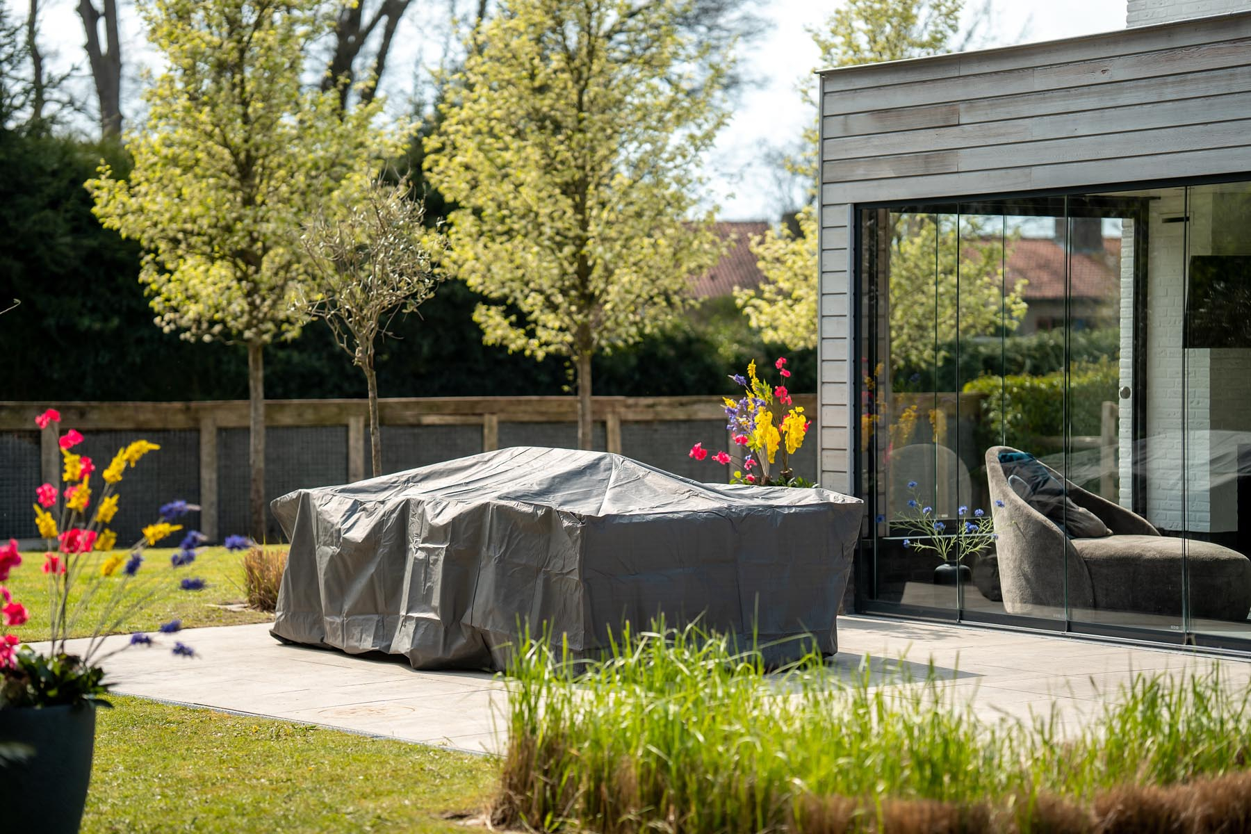 Beschermhoes Tuinset Maat L 245 x 150 x 95 cm - Per Stuk, foto 2 van 3