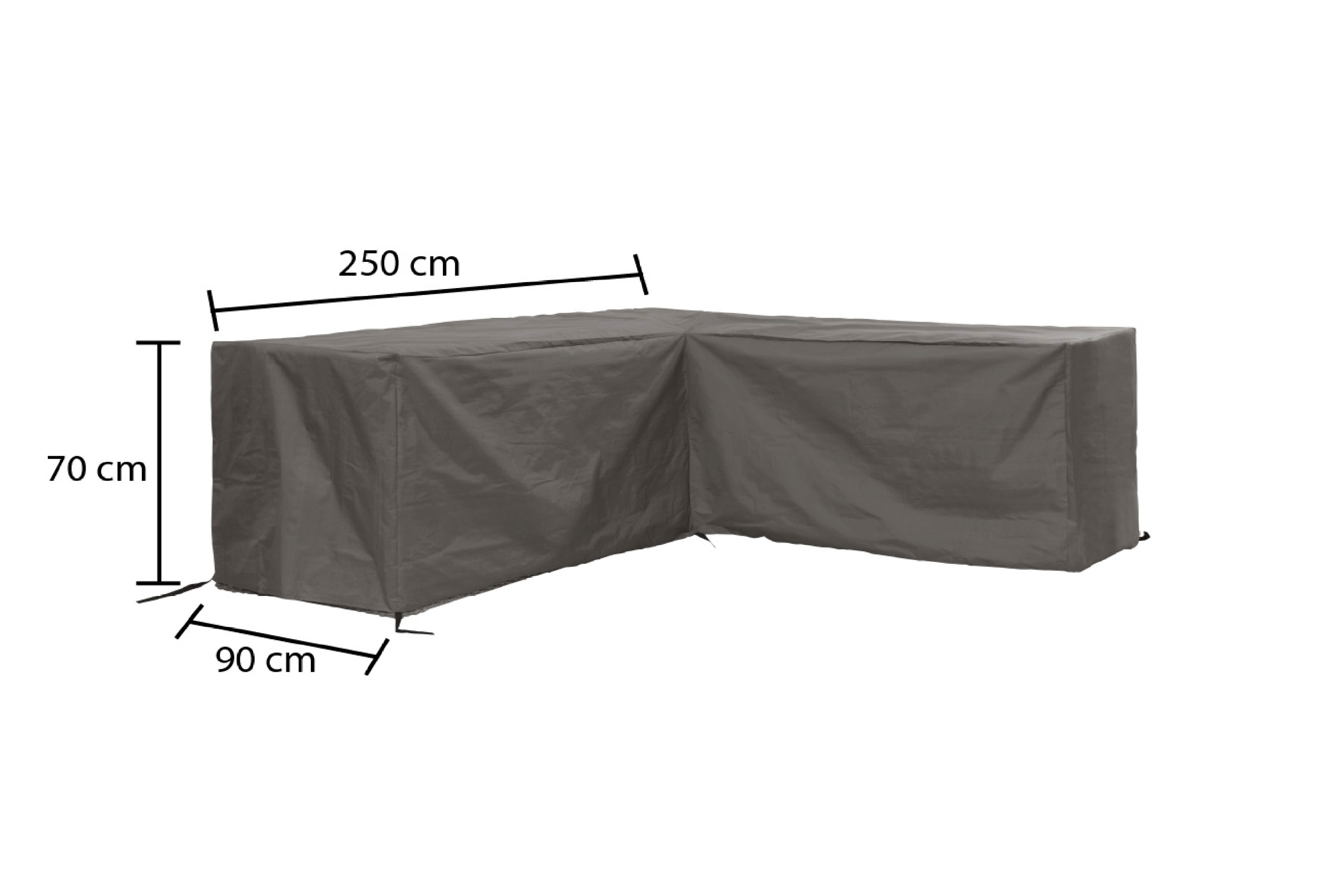 Beschermhoes Loungeset L-vorm 250/90 x 250/90 x 70 cm - Per Stuk, foto 3 van 3