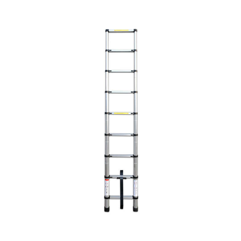 Telescoopladder Aluminium 2,6 meter 9 treden