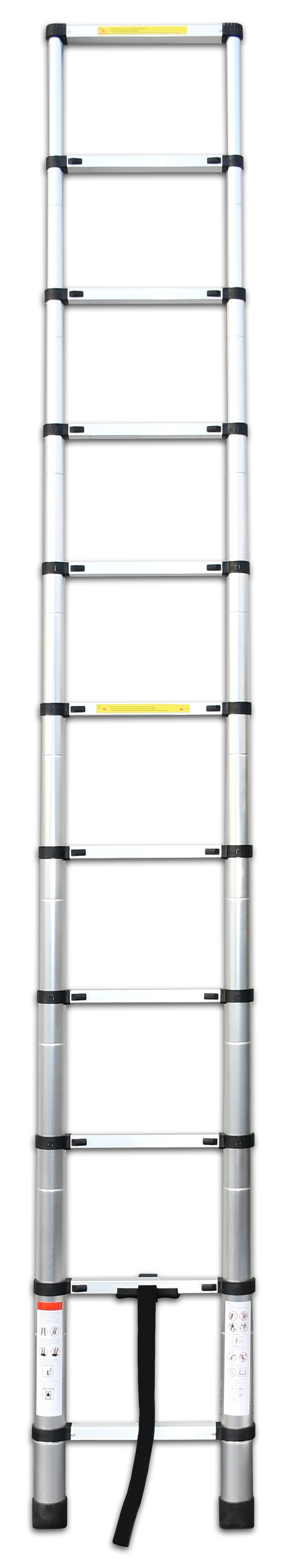 Telescoopladder Aluminium 3,2 meter 11 treden, foto 2 van 4