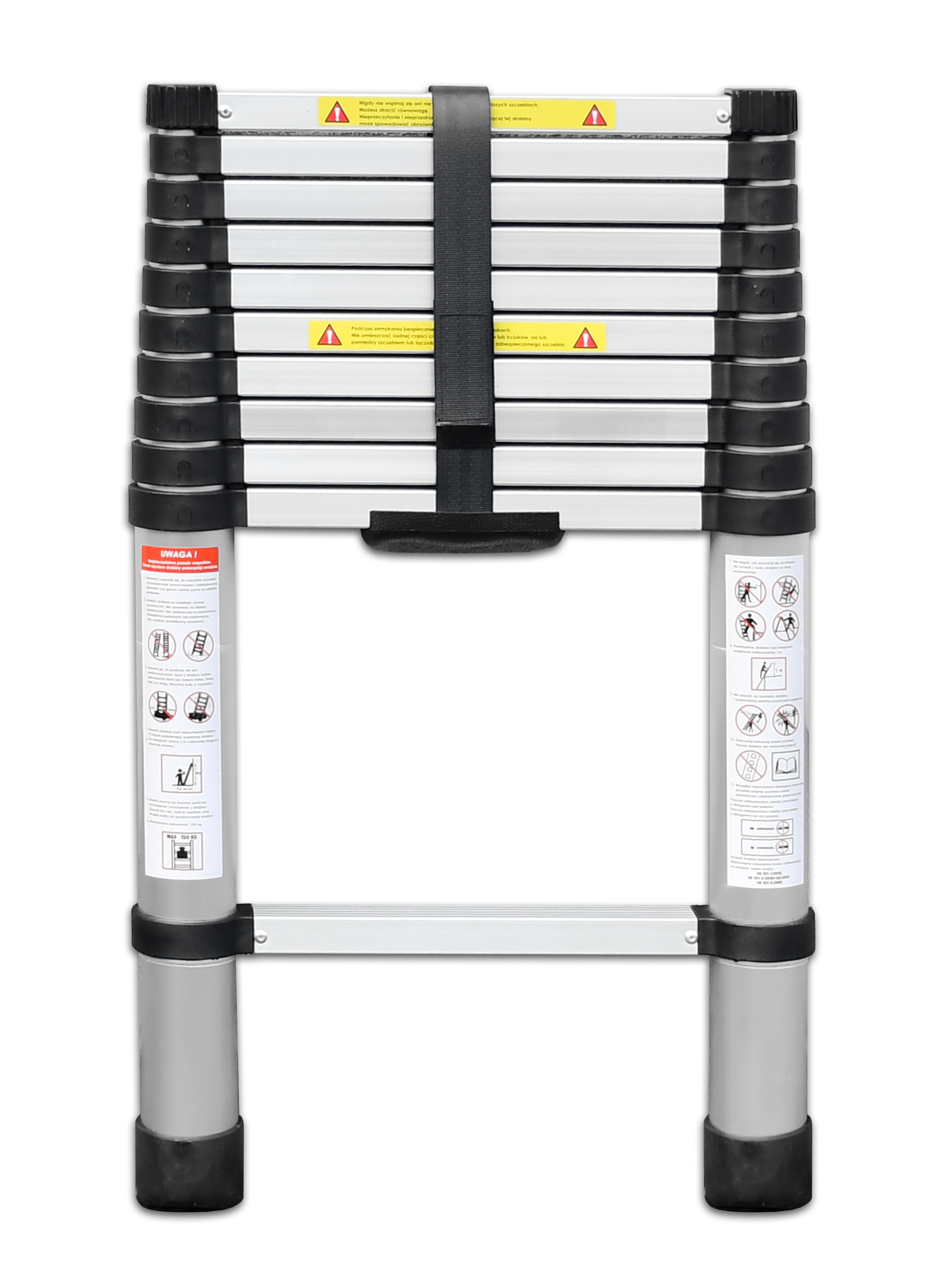 Telescoopladder Aluminium 3,2 meter 11 treden, foto 4 van 4