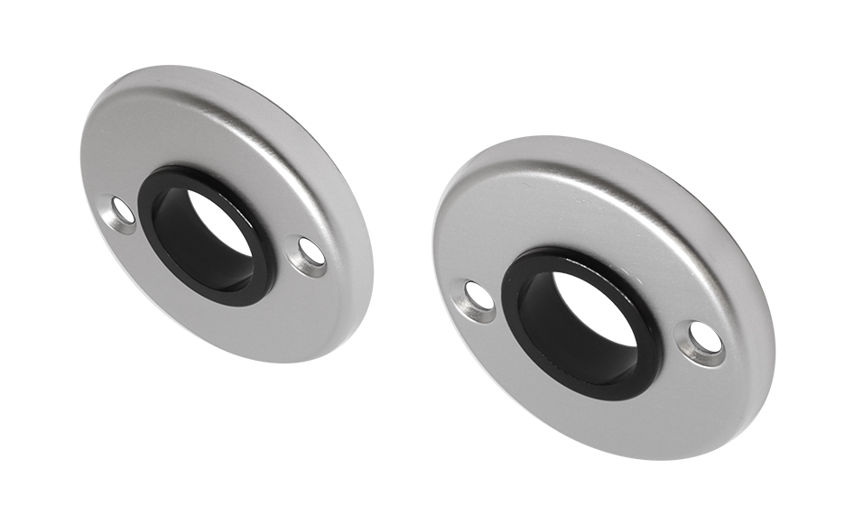 Deurkrukrozet rond aluminium - Per set