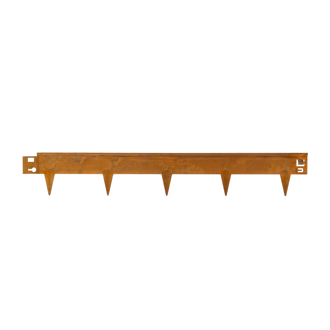 Cortenstaal Borderrand met Omgevouwen Rand 16 x 106 cm - Per stuk