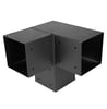 PergolaClosedCornerConnectorBlackfor15x15cmBeams