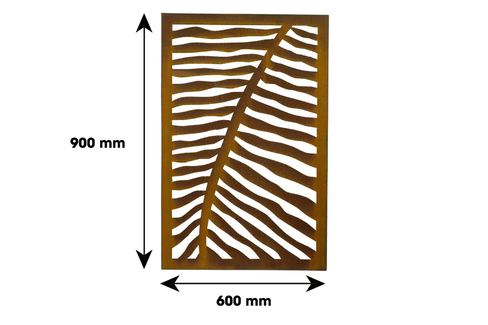 cortenstaal_tuinscherm_900_x_600_mm_palm_afmeting