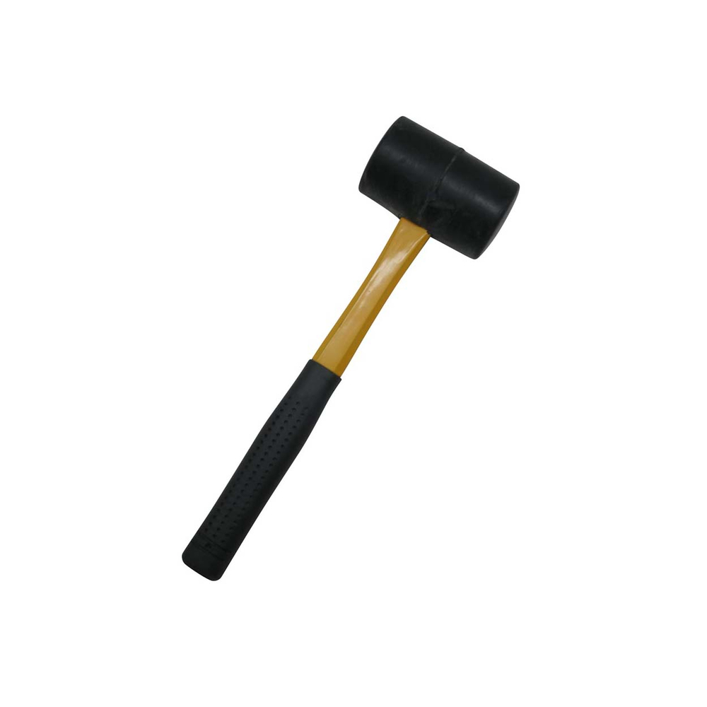 Rubberen Hamer Met 2 Reservekoppen - 24 Cm Installatie- En Reparatiegereedschap