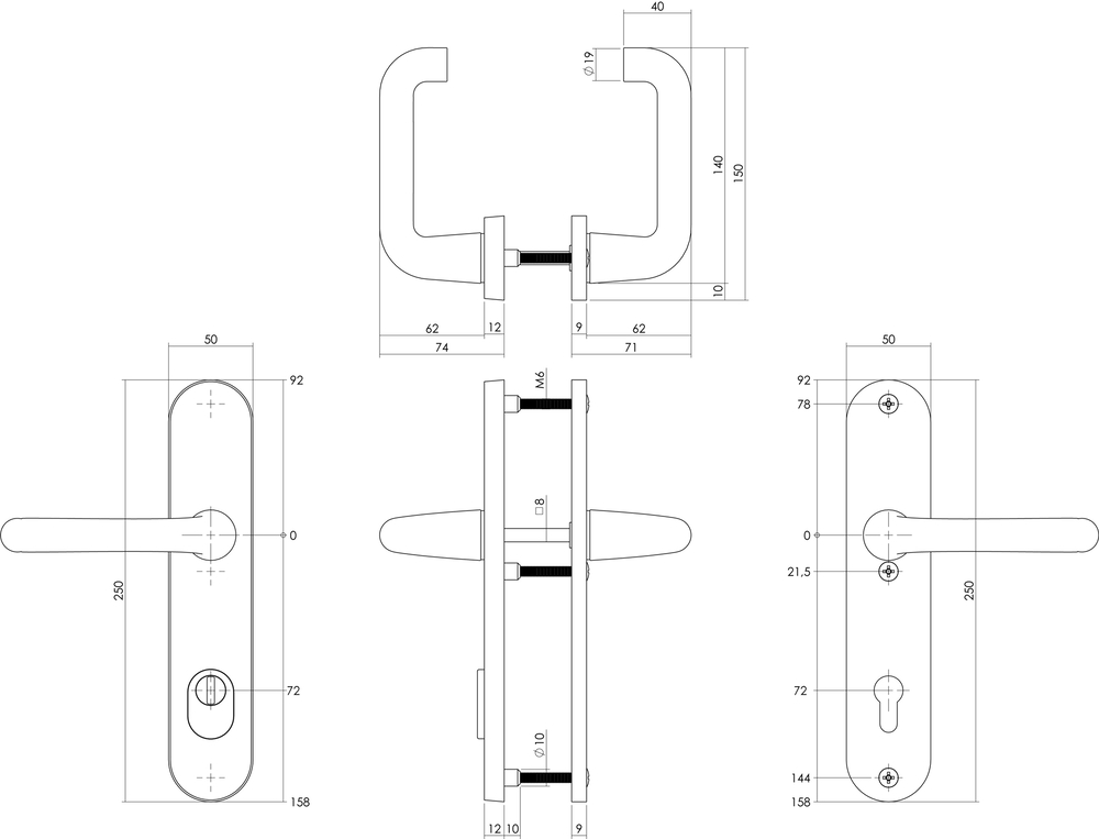 veiligheidsbeslag_voordeur_kruk_kruk_pc72_ovaal_zwart_maten