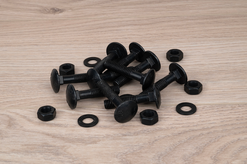 SlotboutenVerzinktZwartM8x40mm