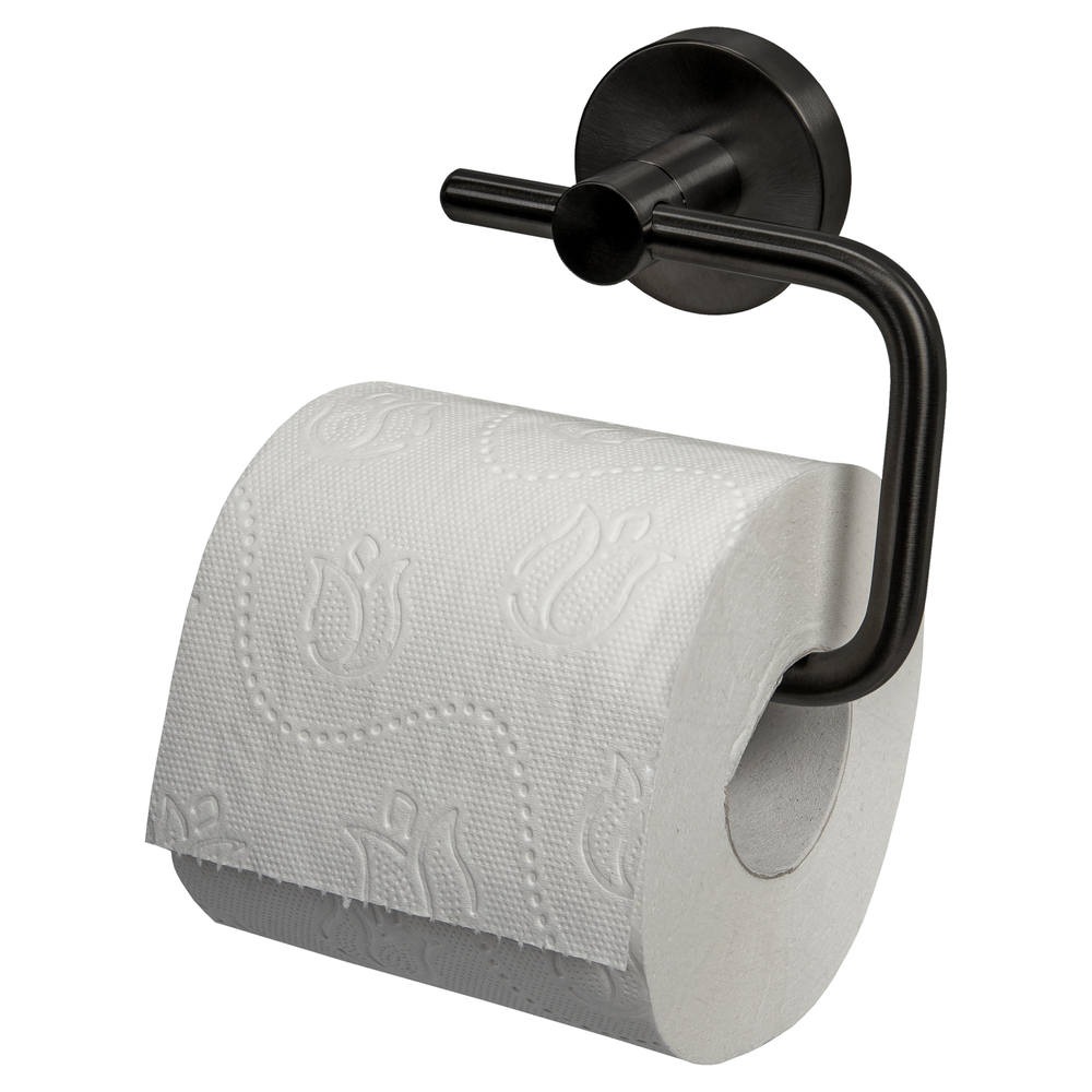 Toiletrolhouder_gunmetal_zonder_klep_product_met_rolll