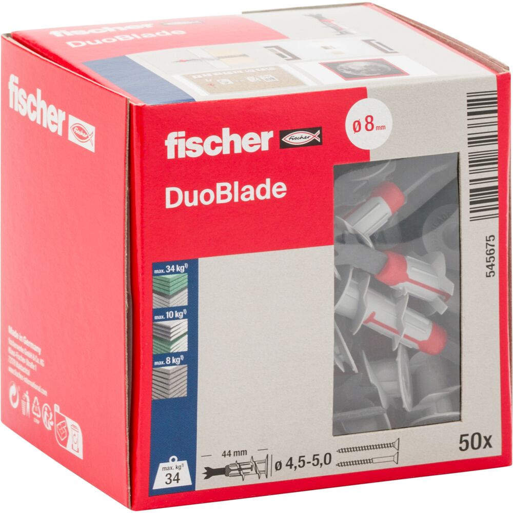 Fischer_Gipsplaatpluggen_DuoBlade_Doos_50_stuks