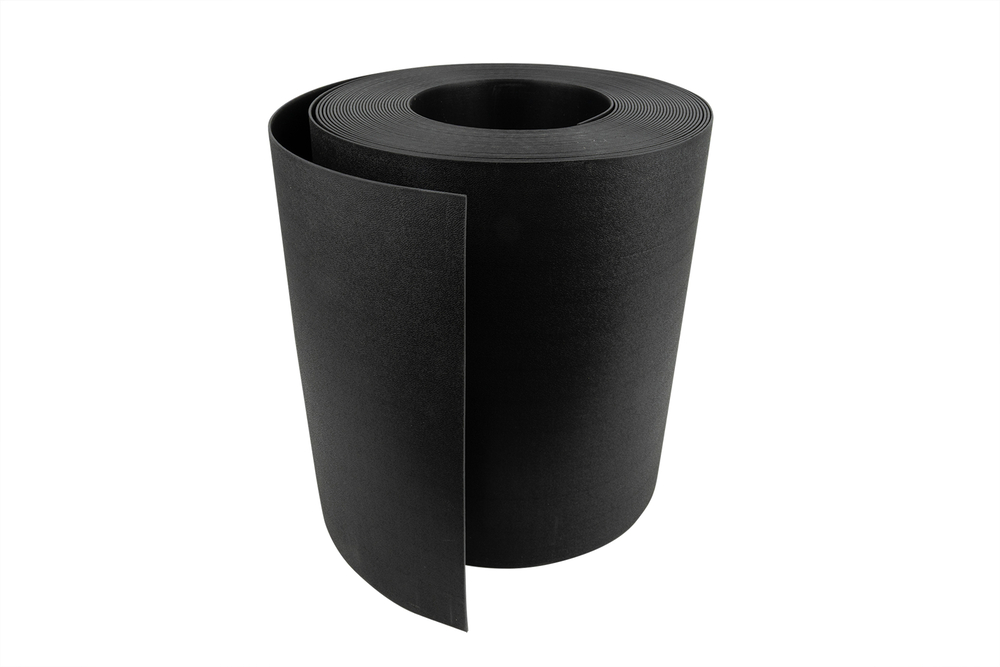 Gietrand30cmZwartKunststof_Rol20meter1