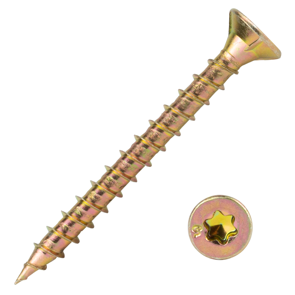 VoordeelemmerSpaanplaatschroevenGeelVerzinkt4_0x40mmTorx20Voldraad3